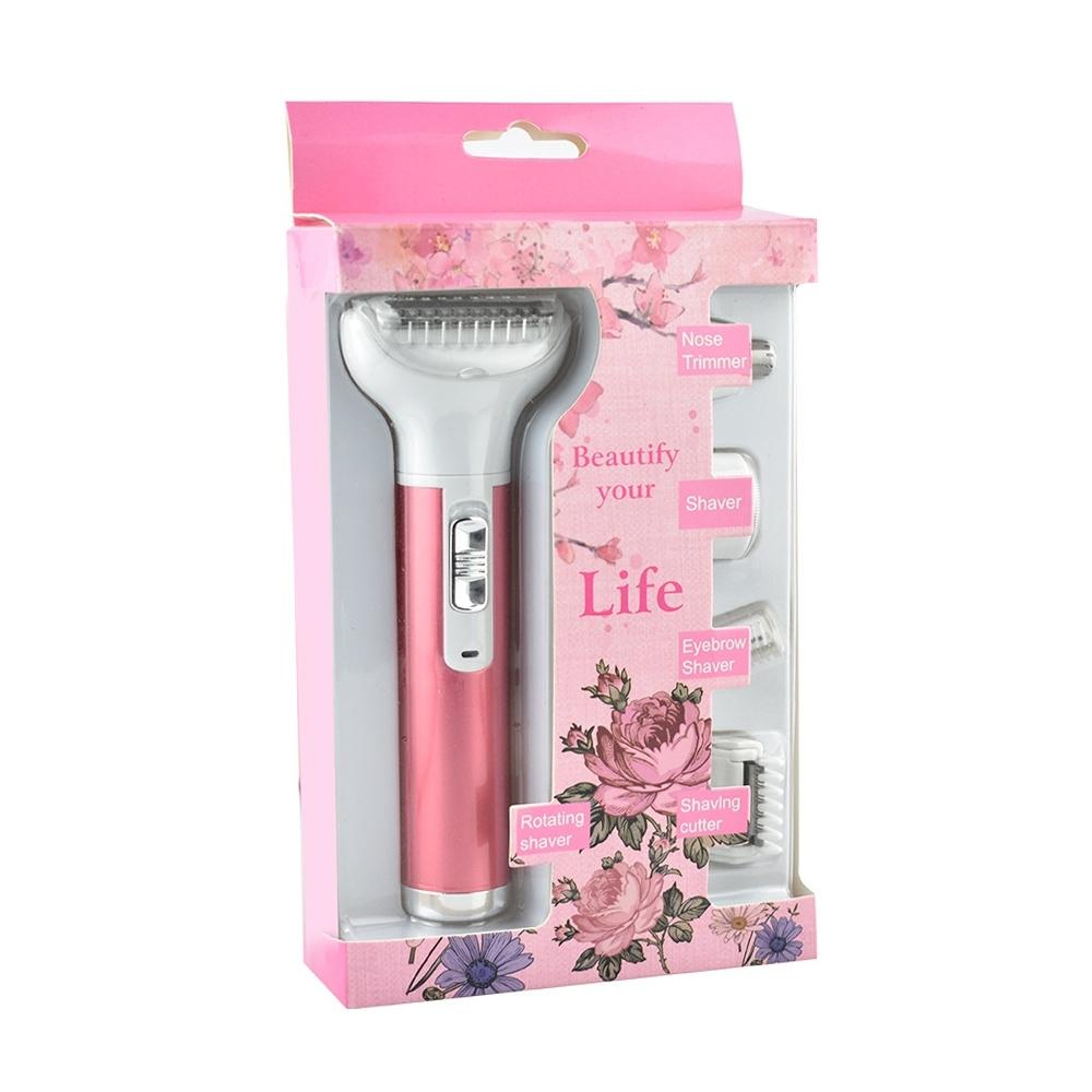 5 in 1 Women Electric Shaver and Facial Hair Remover Grooming Kit – view 10