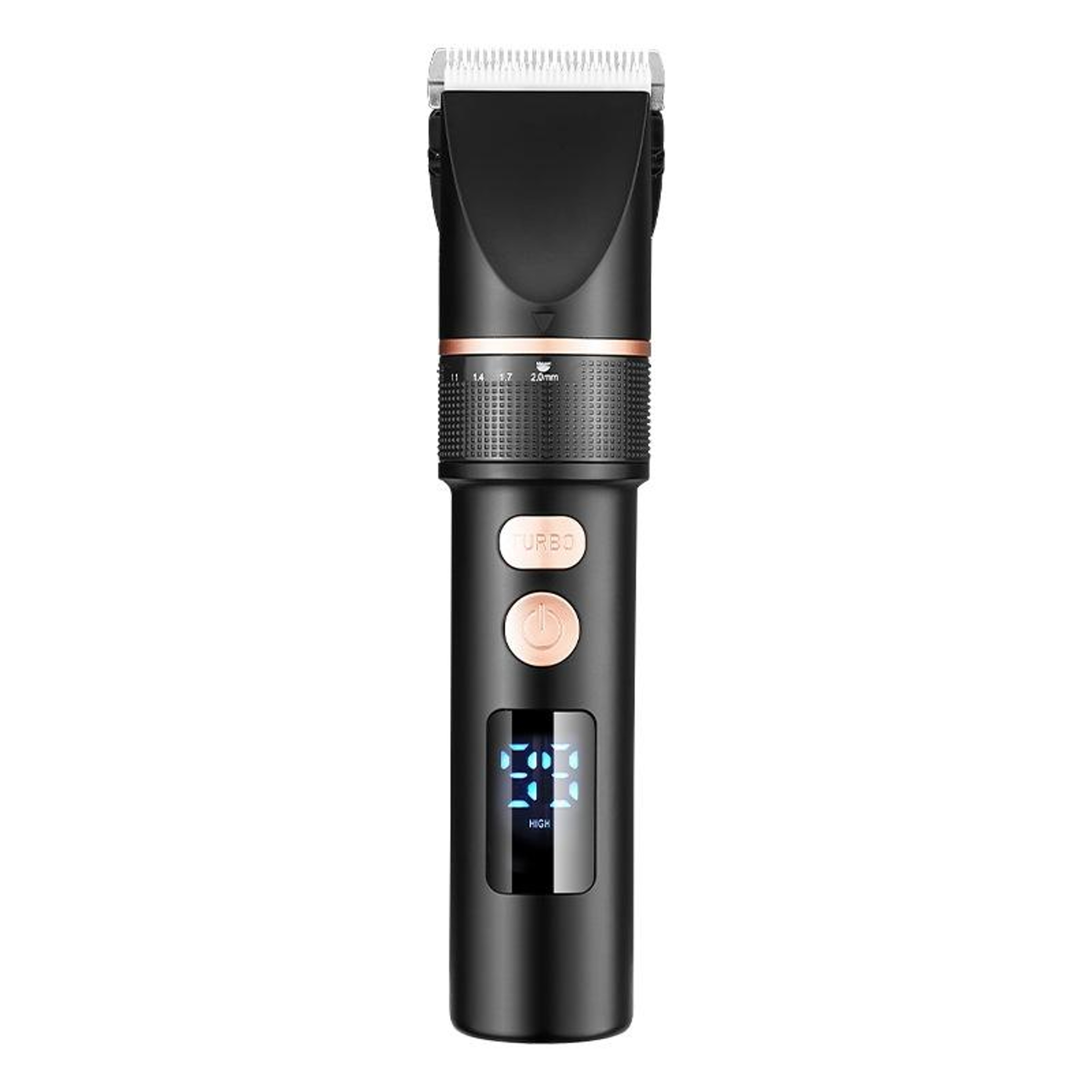 Electric Hair Clipper for Men with LCD Display Ceramic Blade and USB Charging – view 1