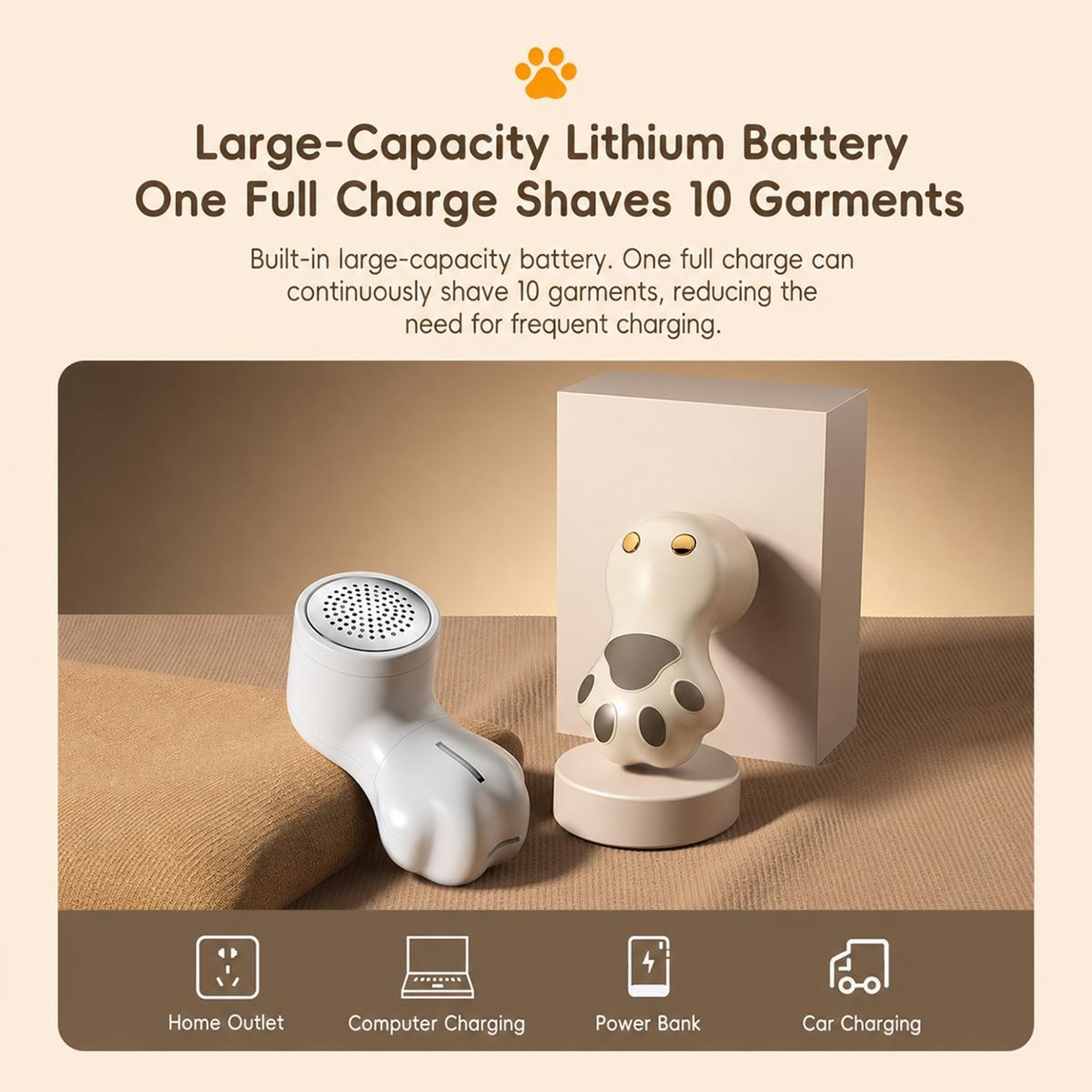 Cat Claw Electric Lint Remover And Fabric Shaver For Clothes And Furniture 4