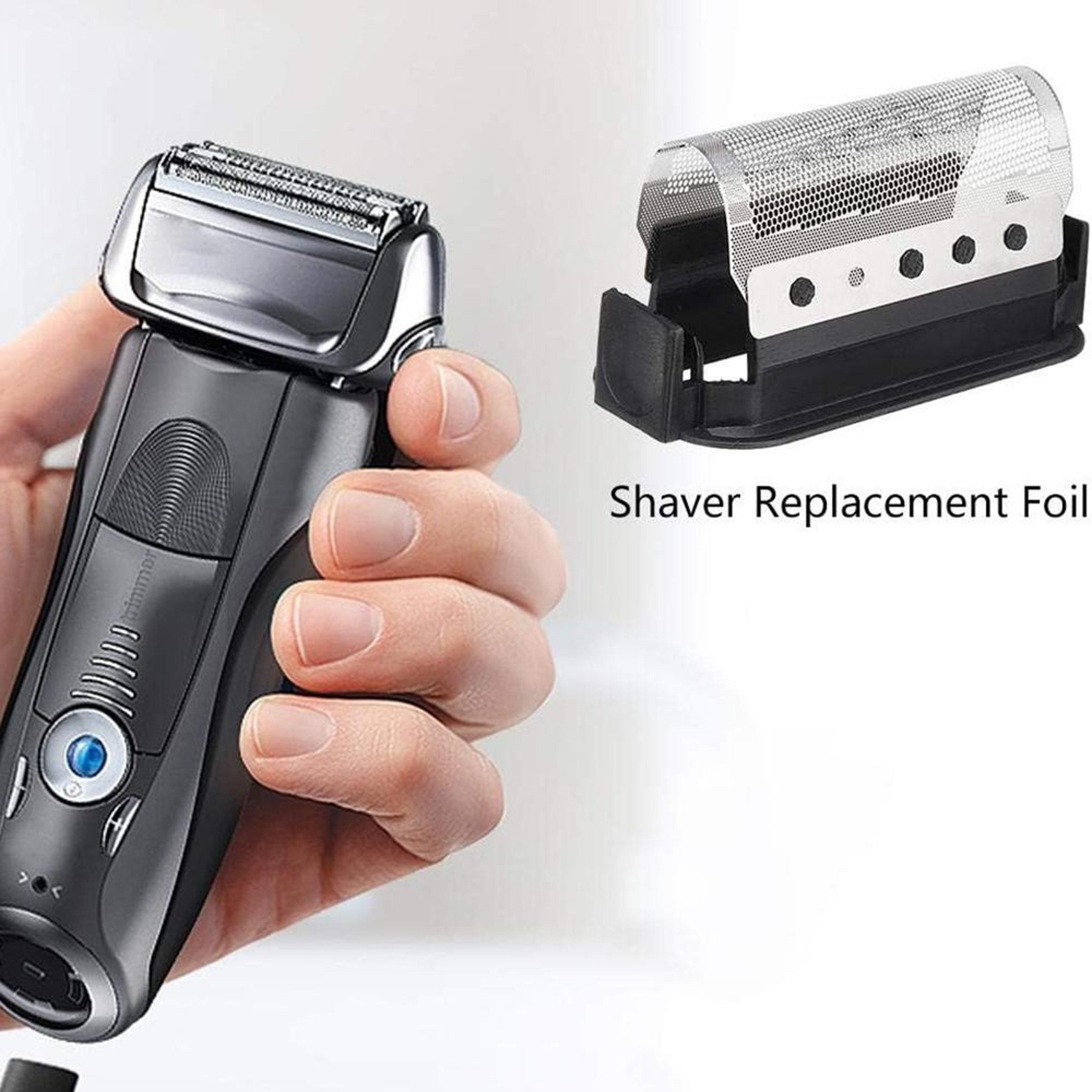 Braun 428 Plus 5420 Replacement Shaver Foil Frame Washable Electric Shaver Accessory – view 3