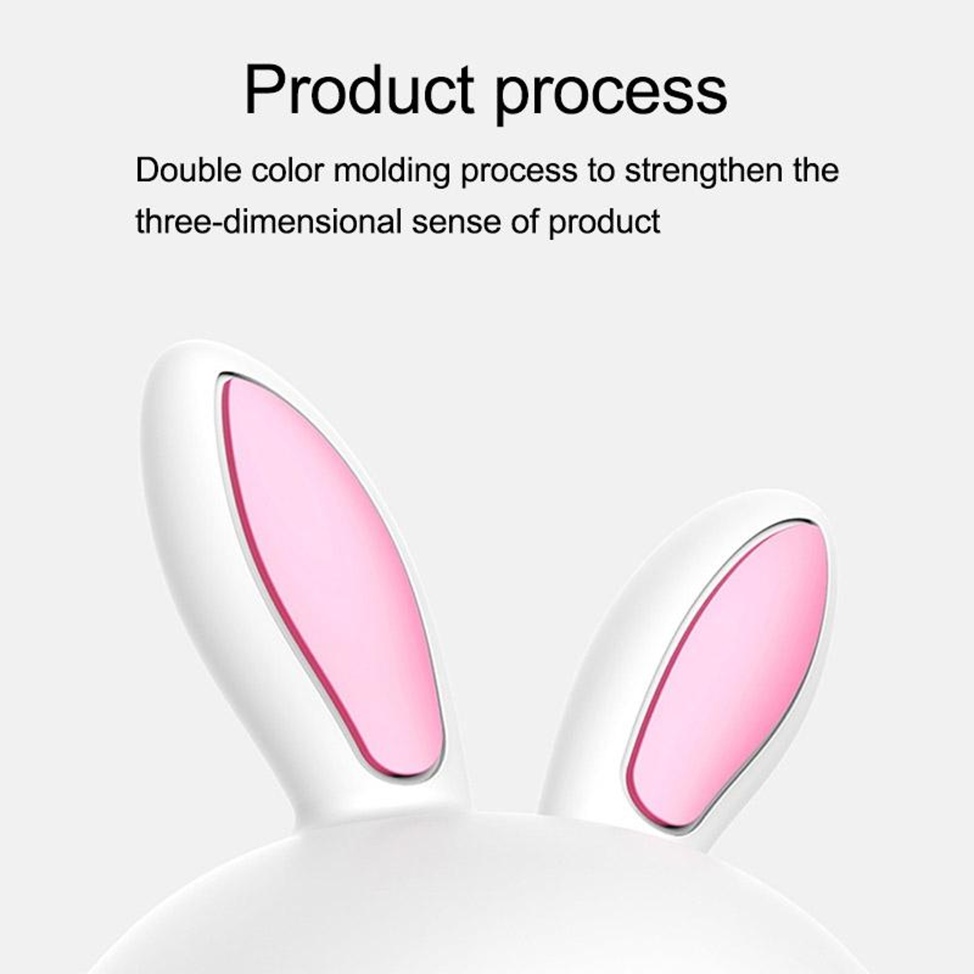 Cute Rabbit Night Light For Kids With Color Changing Light And Touch Pat Sensor 6