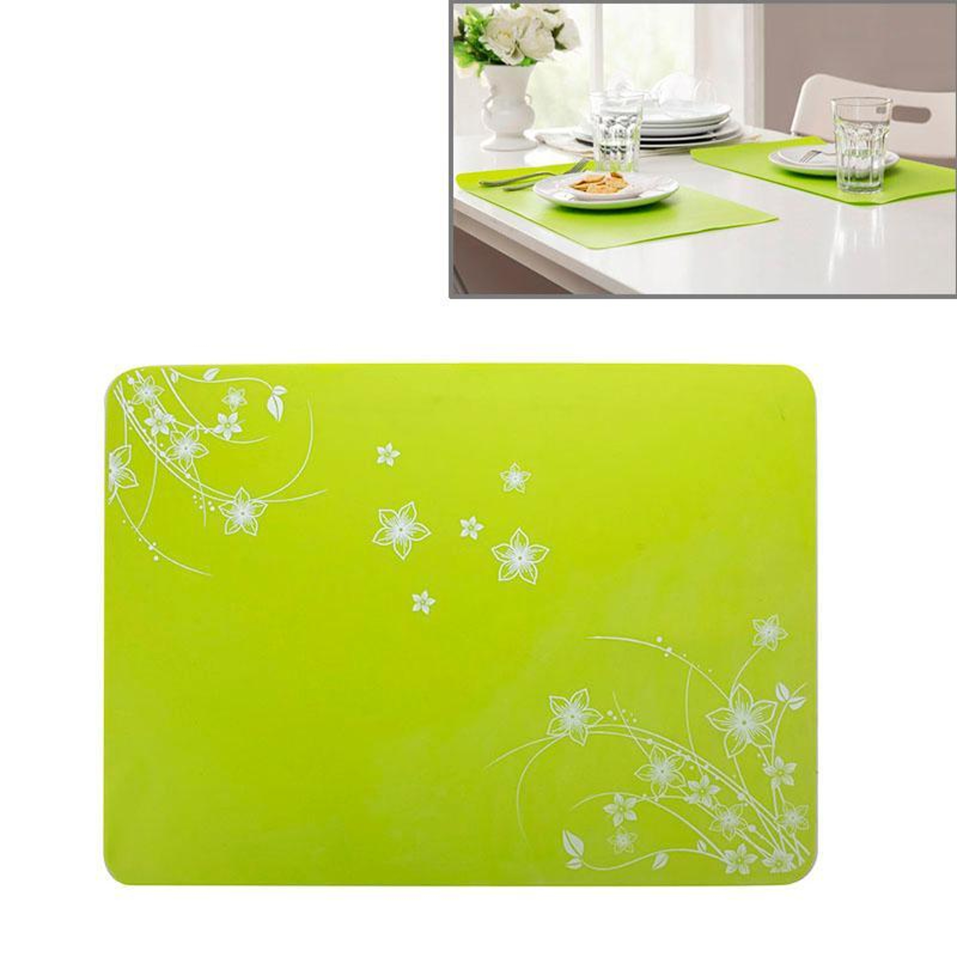 Silicone Heat Resistant Mat Non Slip Placemat for Hot Dishes and Drinks – view 9