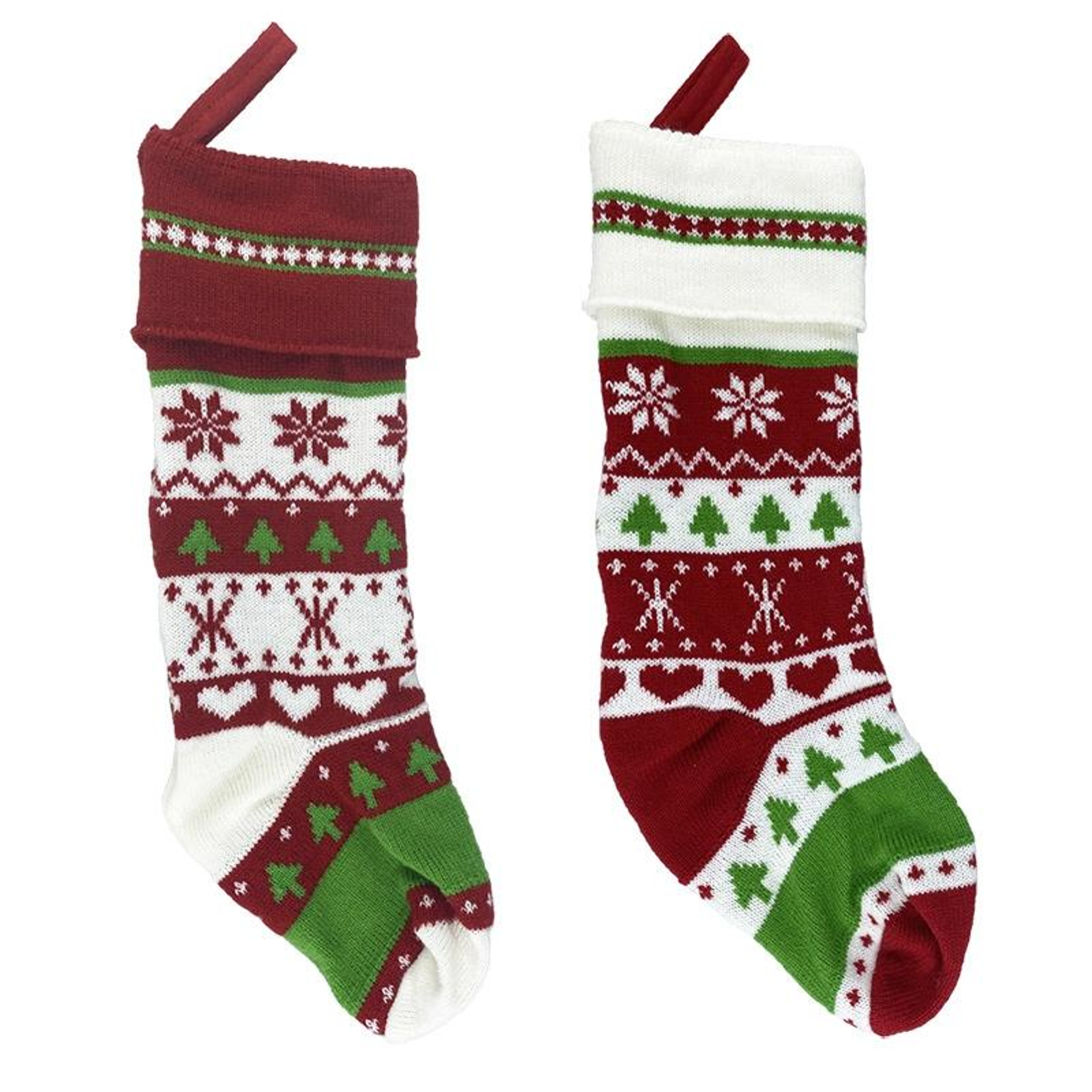 Cozy Christmas Stocking Gift Bag For Kids Woolen Christmas Candy Bag And Hanging Holiday Decor 2