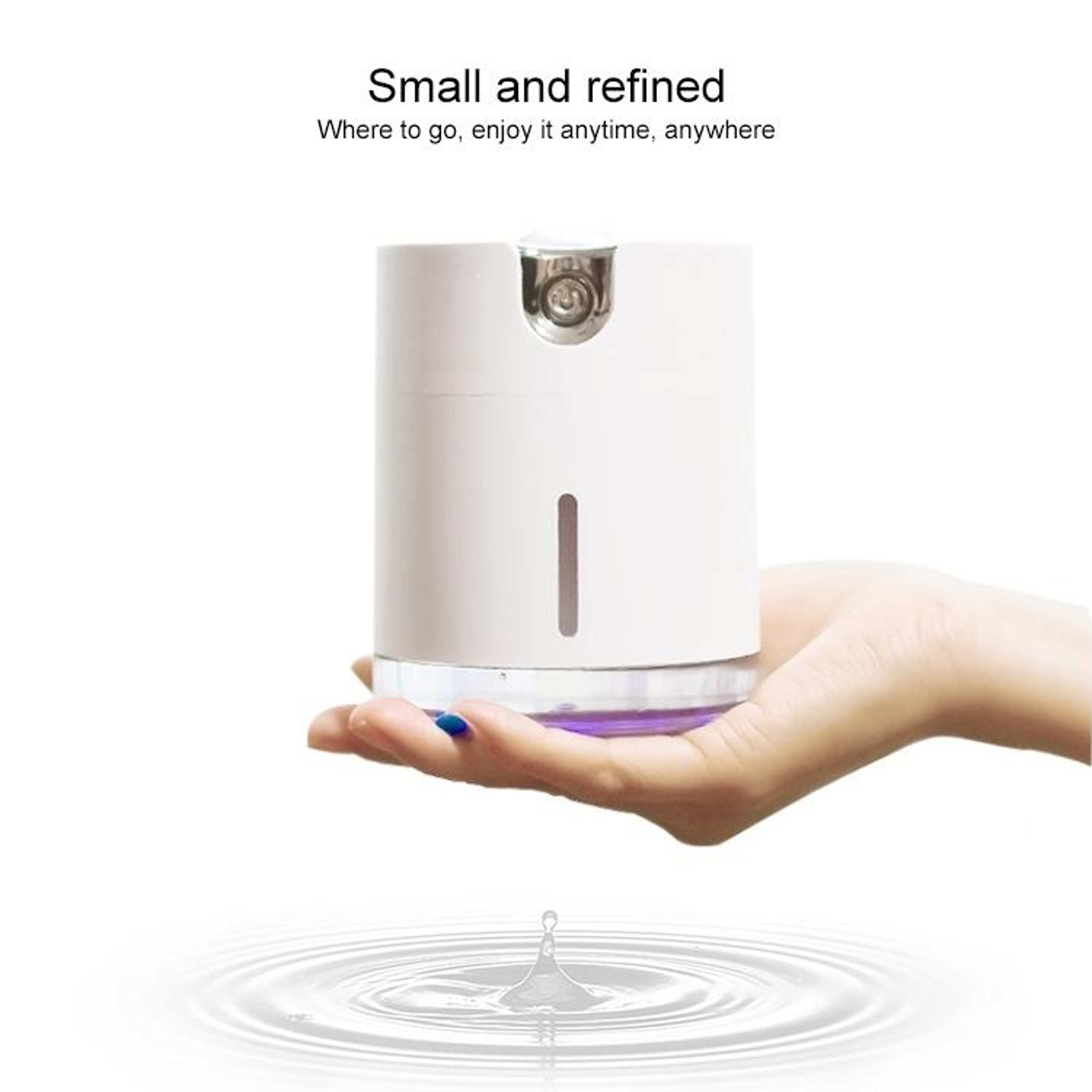 Portable Humidifier with 300mL Tank, USB Rechargeable Humidifier and Colorful Night Light – view 6