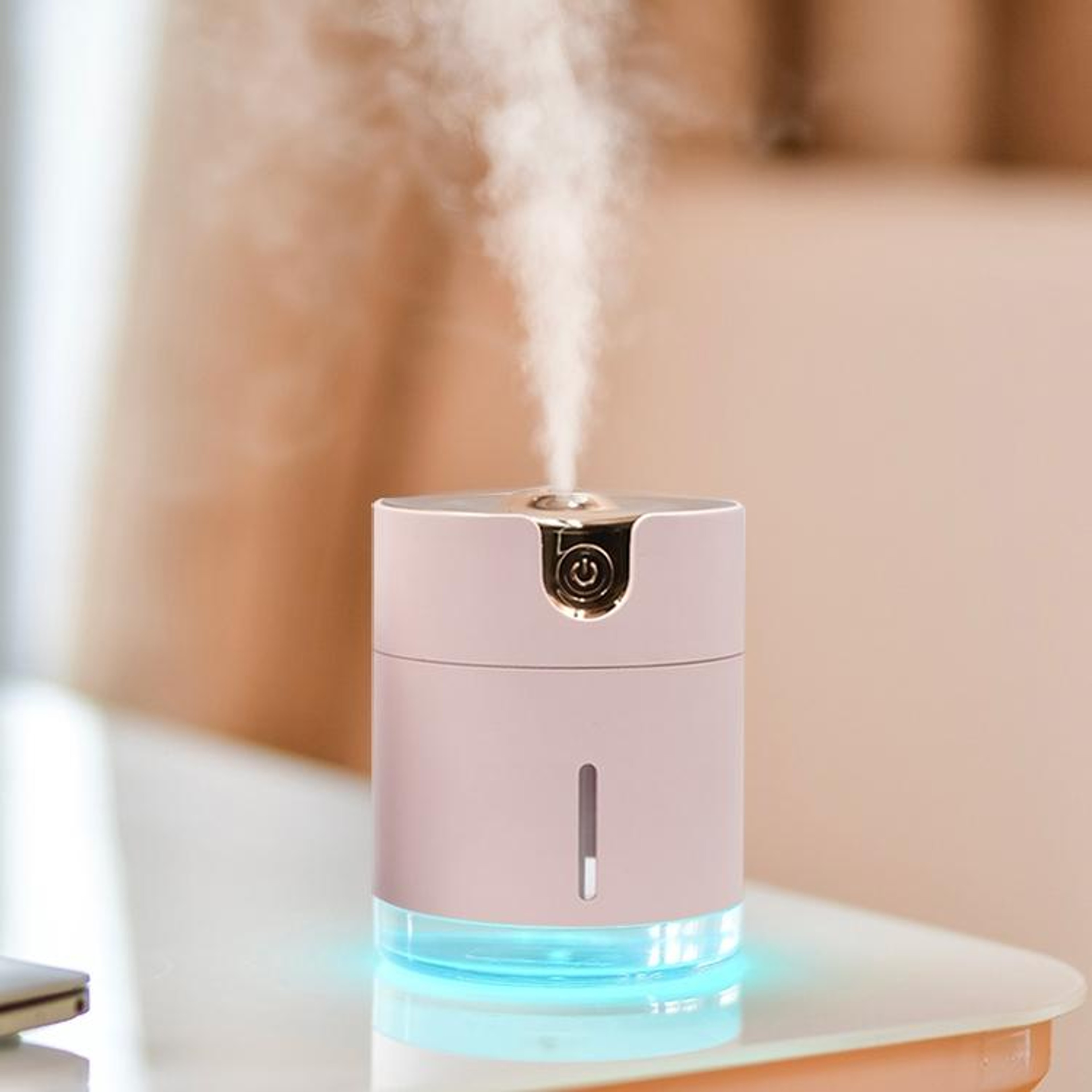 Portable Humidifier with 300mL Tank, USB Rechargeable Humidifier and Colorful Night Light – view 16