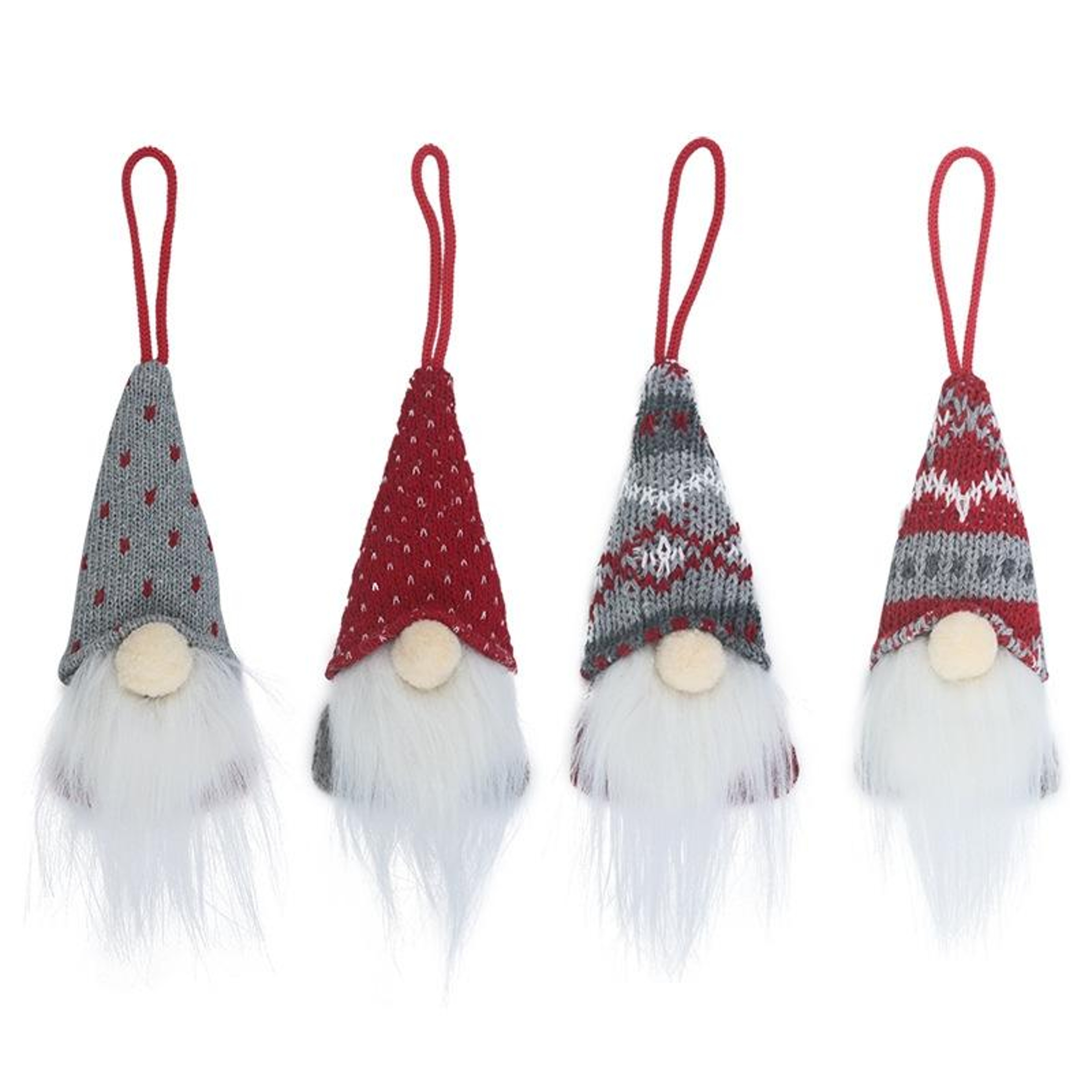 Handcrafted Christmas Gnome Ornament Plush Faceless Santa Hanging Holiday Decoration 0