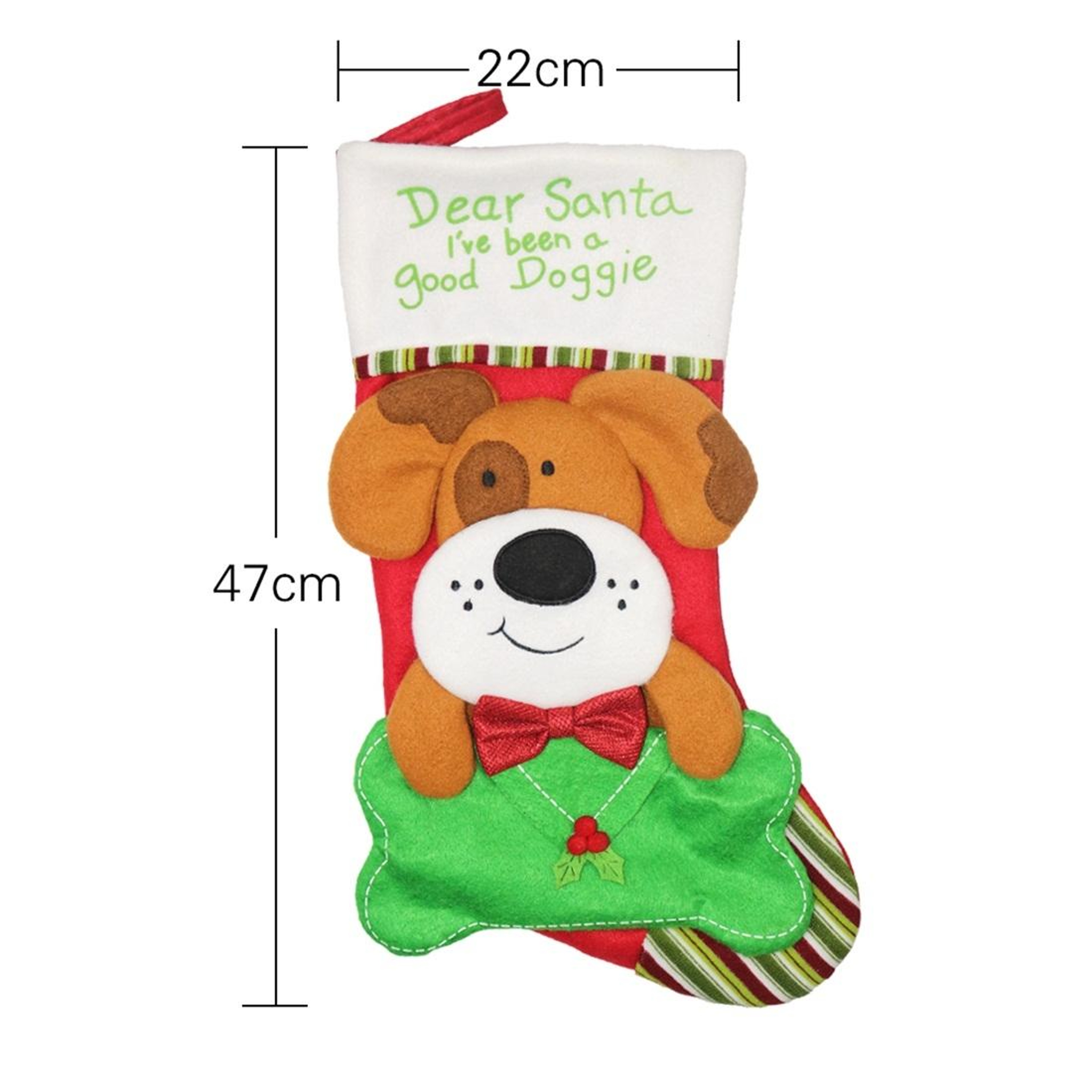 Christmas Stocking Gift Bag Large Hanging Christmas Tree Decoration 2