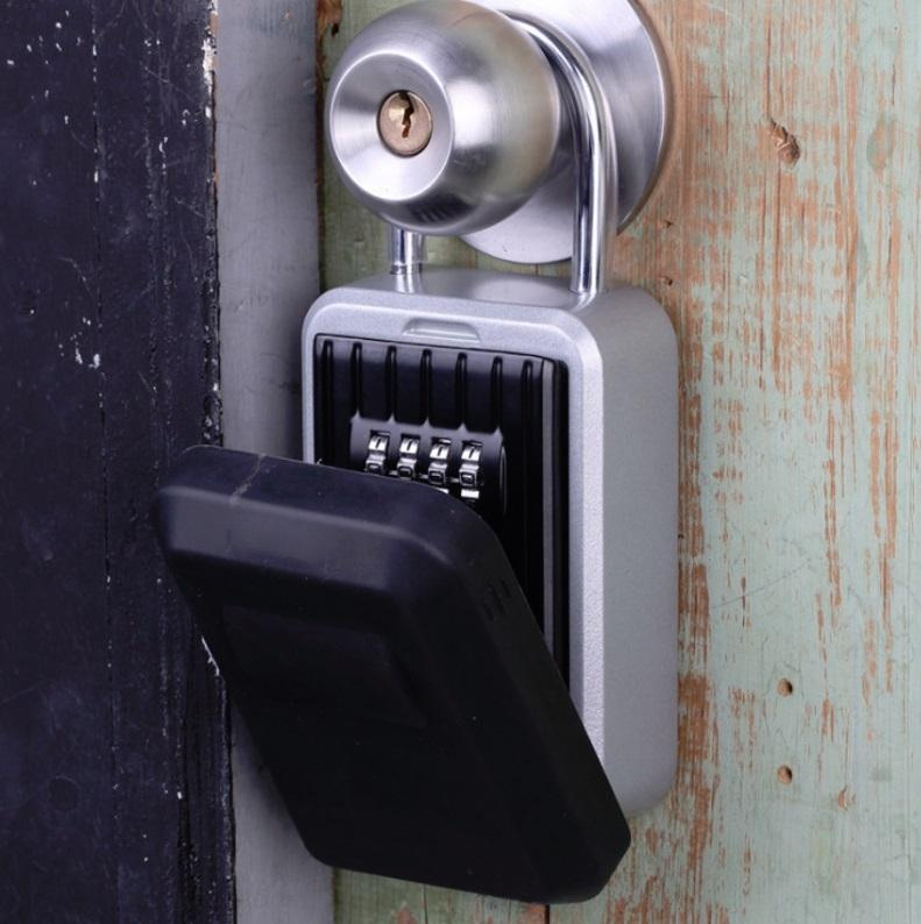 Secure Wall Mounted Combination Key Lock Box for Outdoor Key Storage – view 6