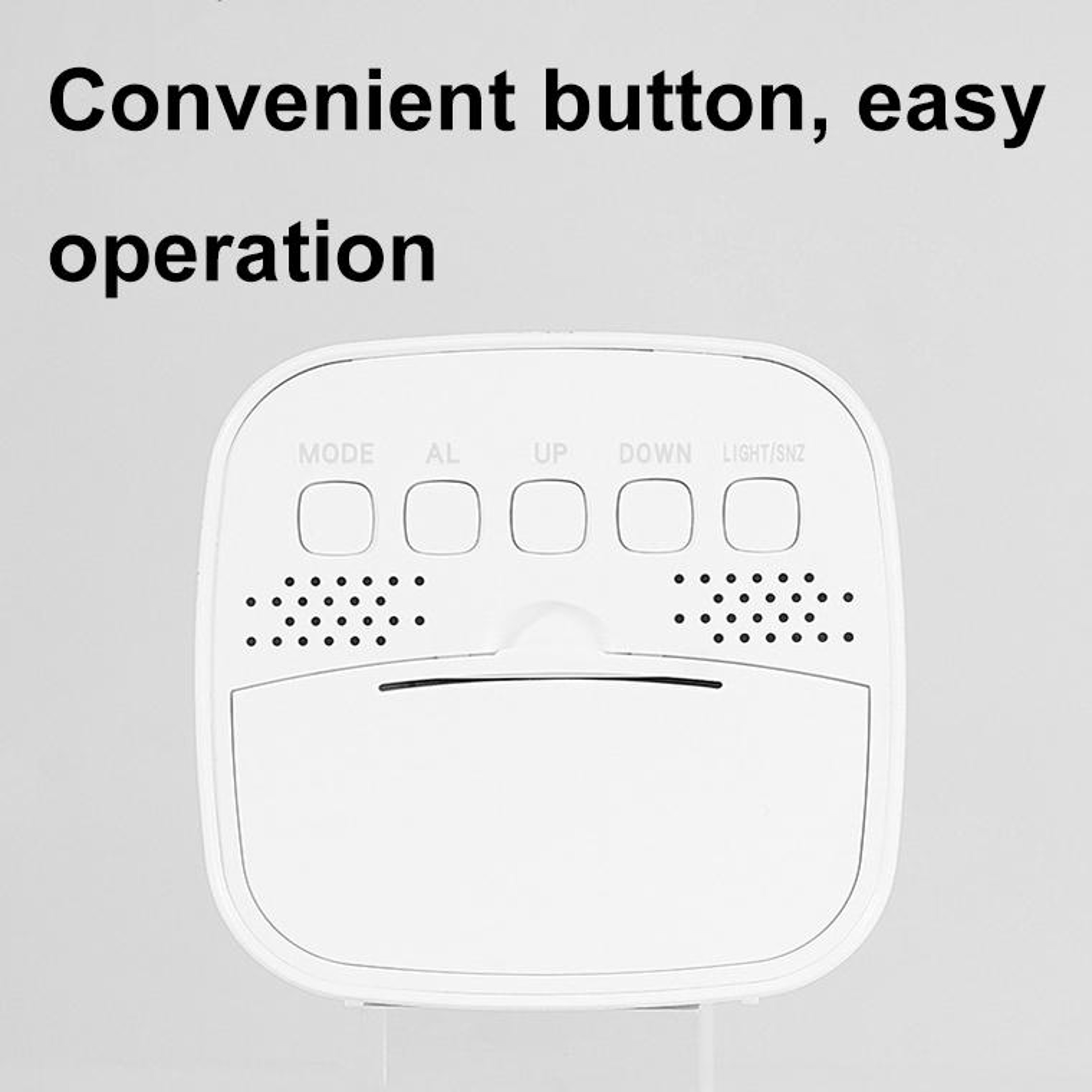 Touch LCD Digital Alarm Clock with Temperature Humidity Display and Calendar – view 6