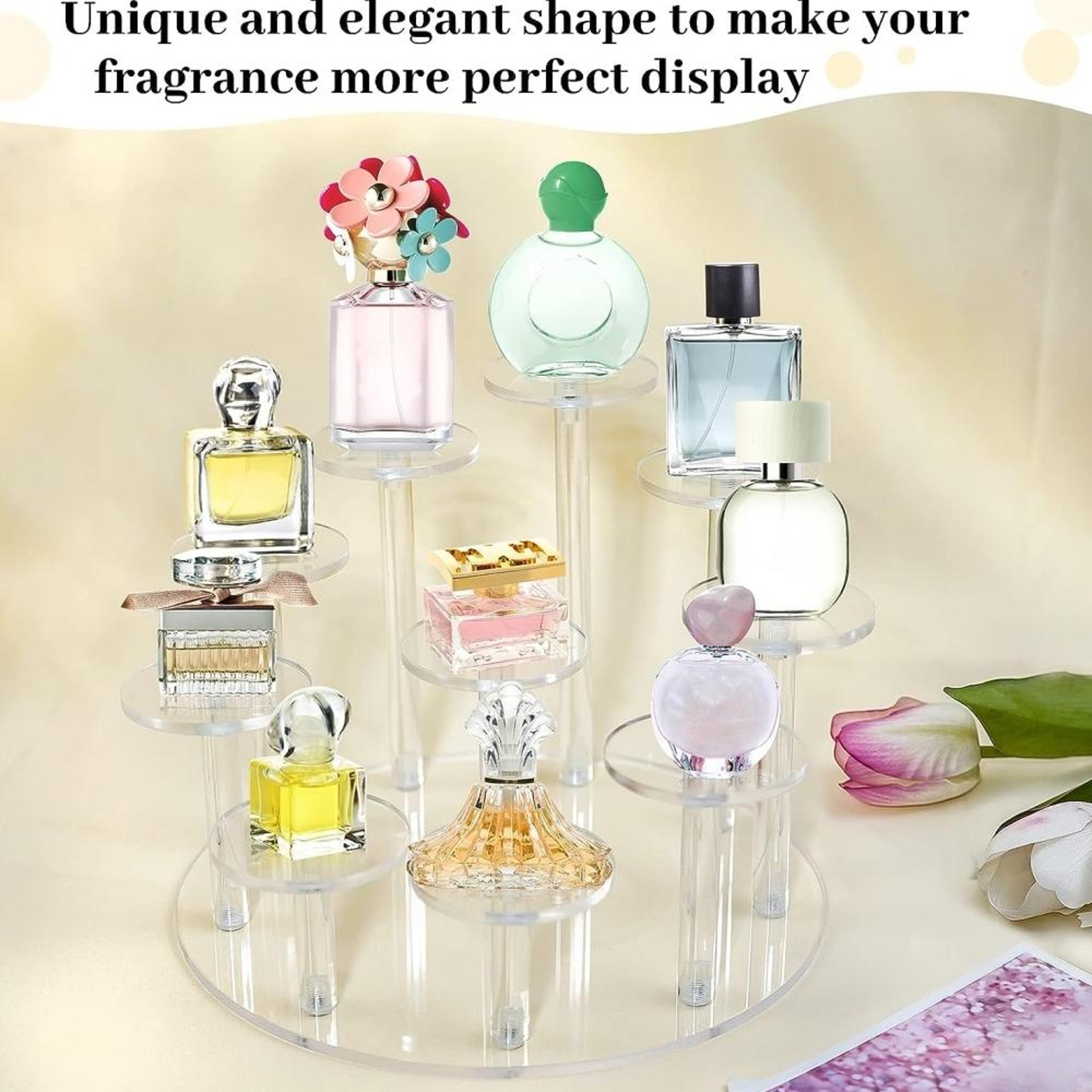 Clear Acrylic Cupcake Stand and Dessert Display for Weddings and Parties – view 6