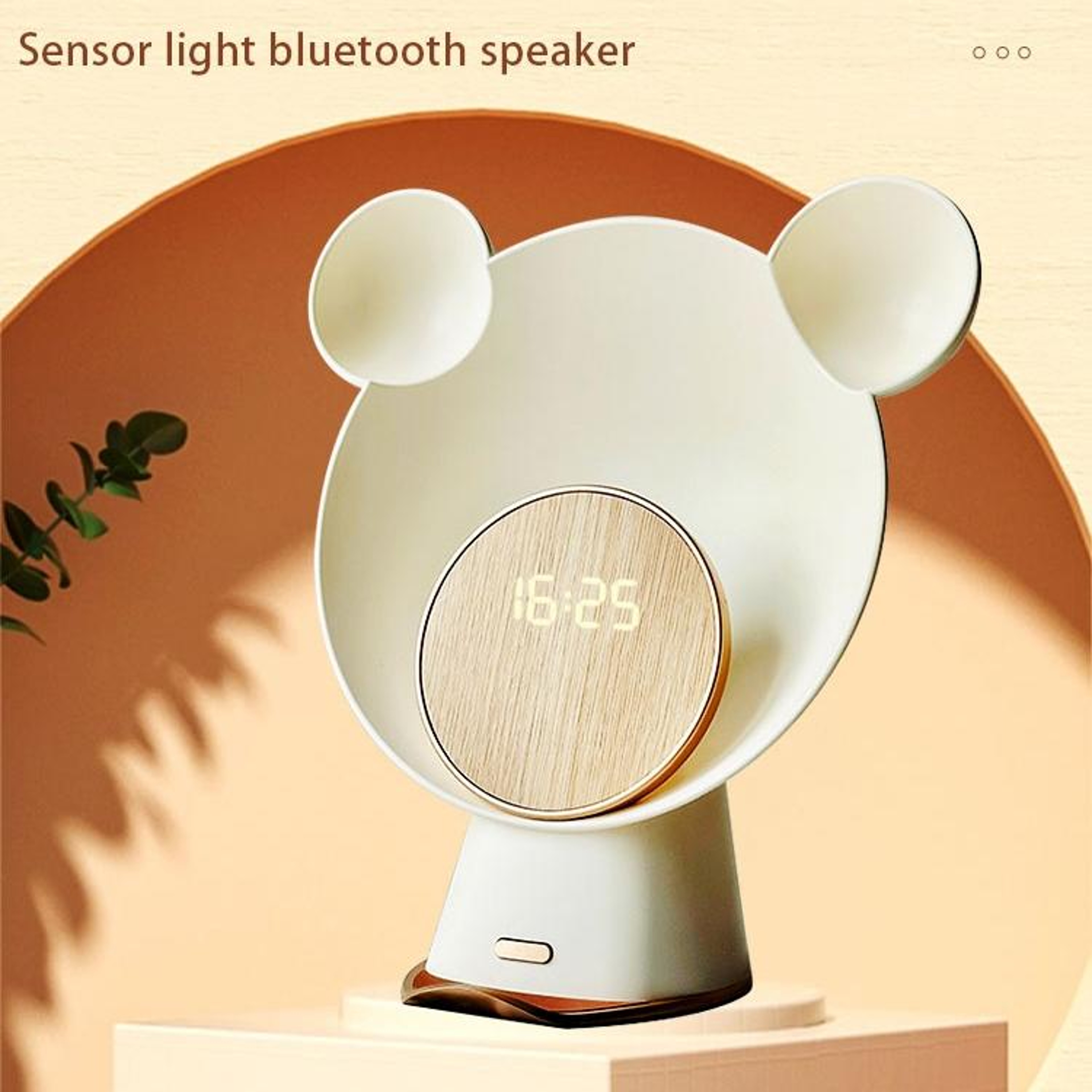 Moonlight Smart Bear Lamp with Bluetooth Speaker, Wireless Charger and Color Ambient Light – view 2