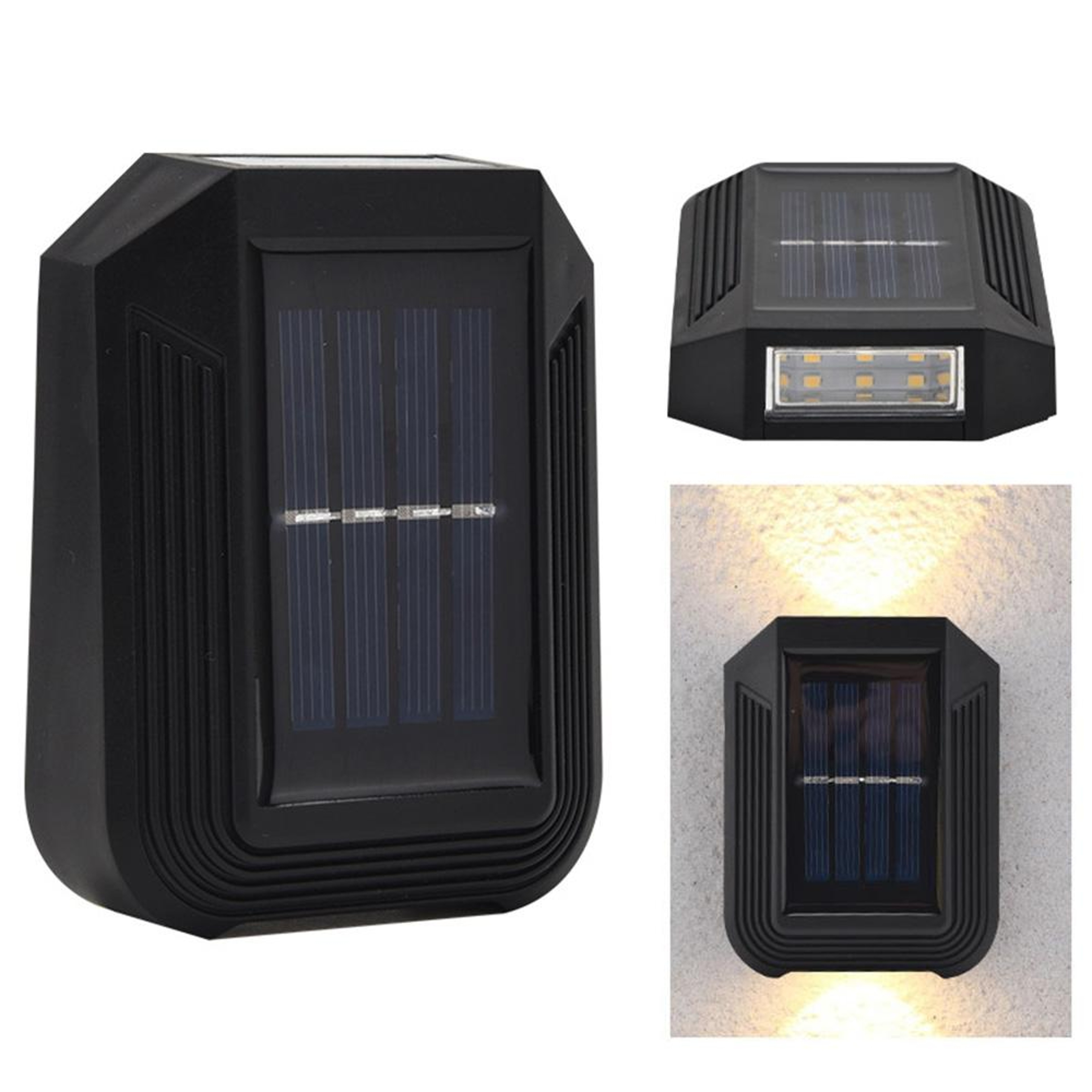 6 LED Solar Wall Light Waterproof Up and Down Outdoor Garden Light – view 11