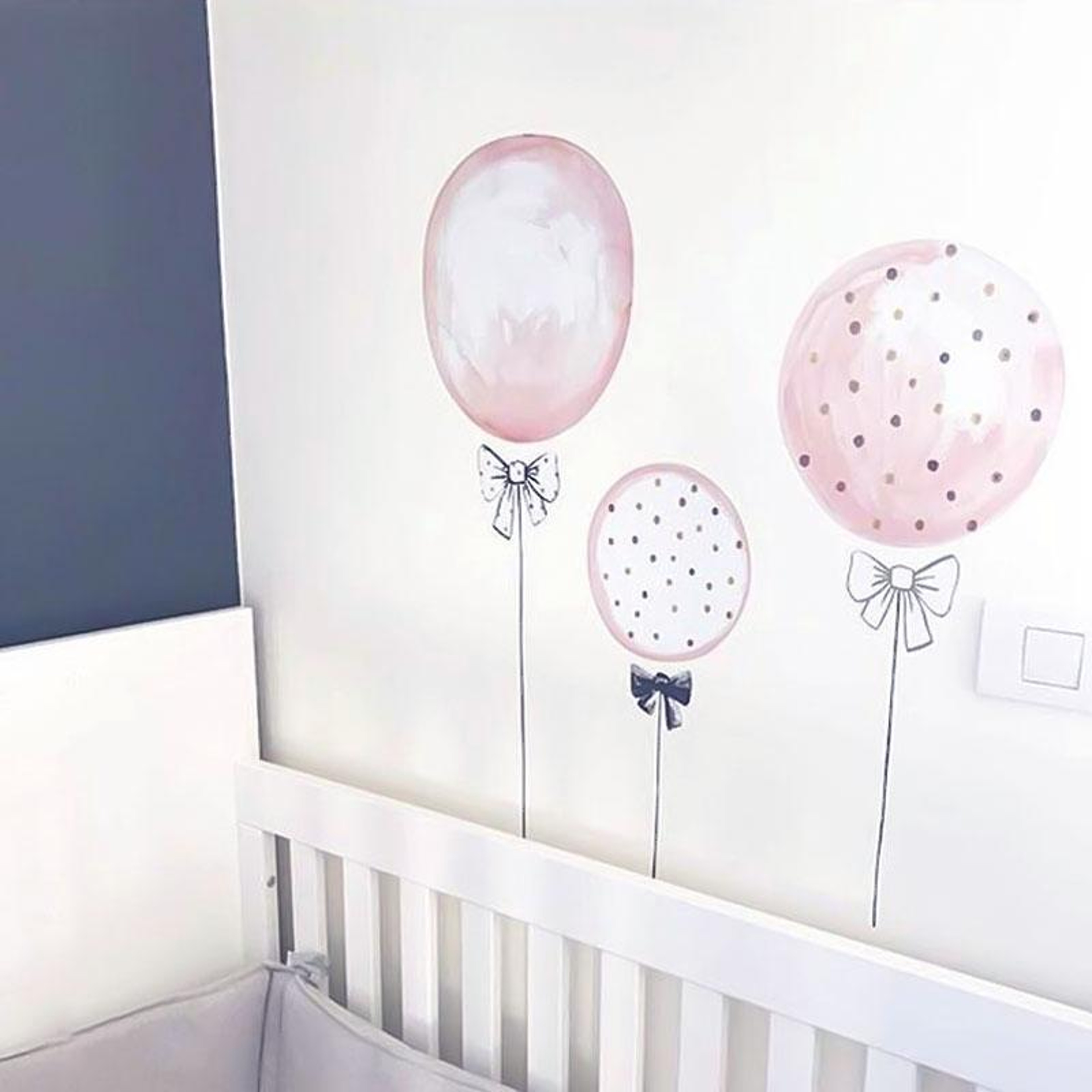 Flamingo Balloon Kids Wall Stickers For Nursery And Playroom Decor 2