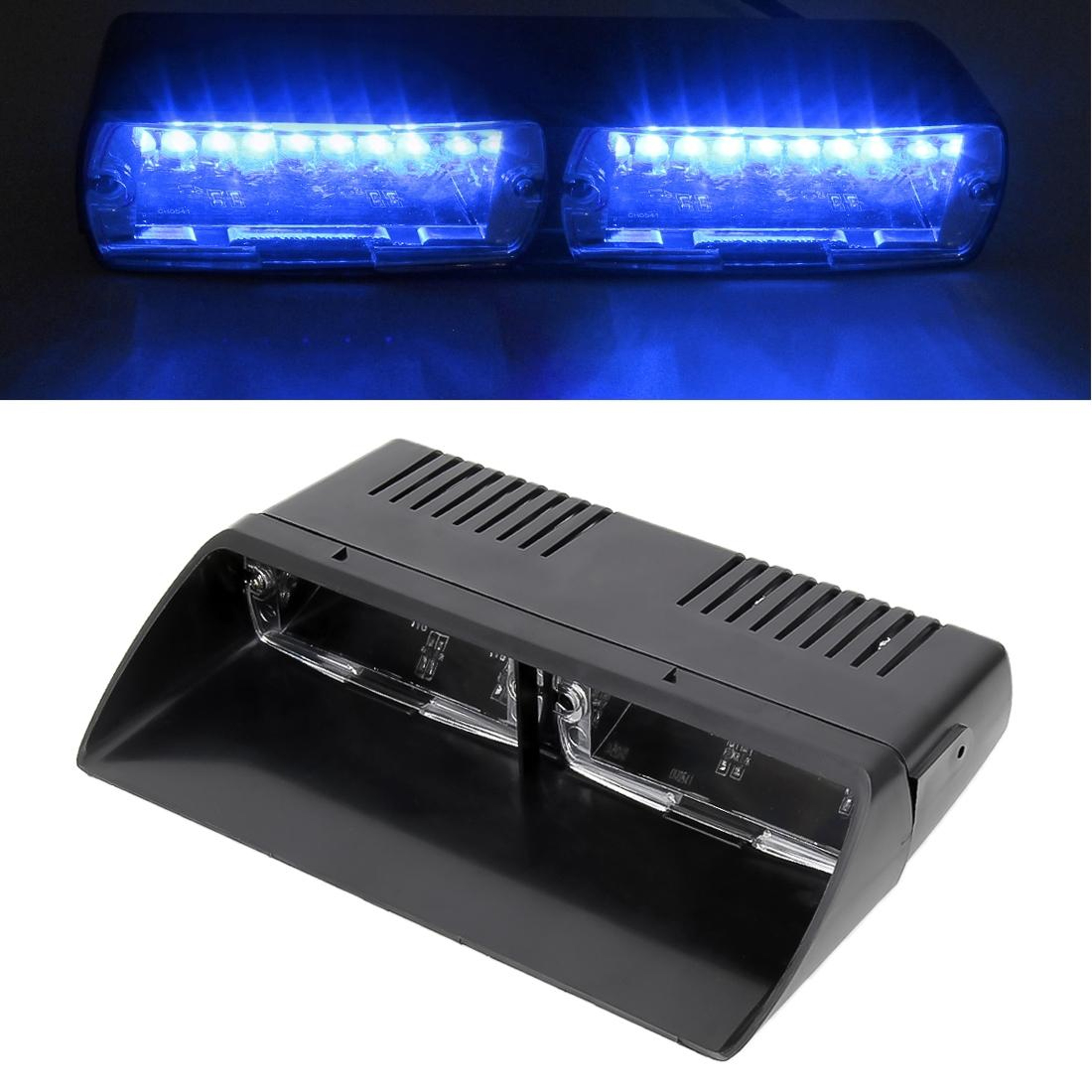 16 LED Car Windshield Strobe Warning Light With 18 Flash Patterns 13