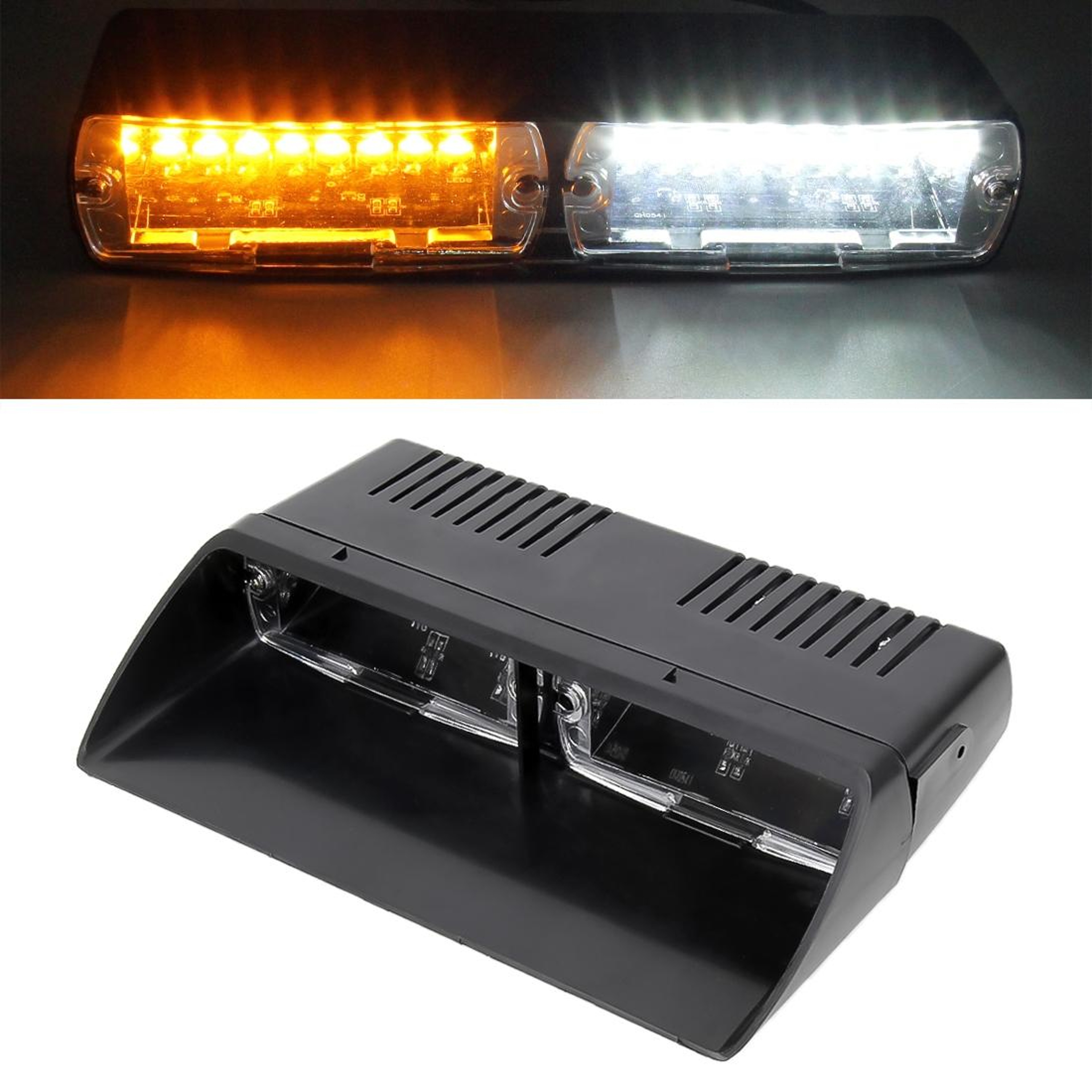 16 LED Car Windshield Strobe Warning Light With 18 Flash Patterns 17