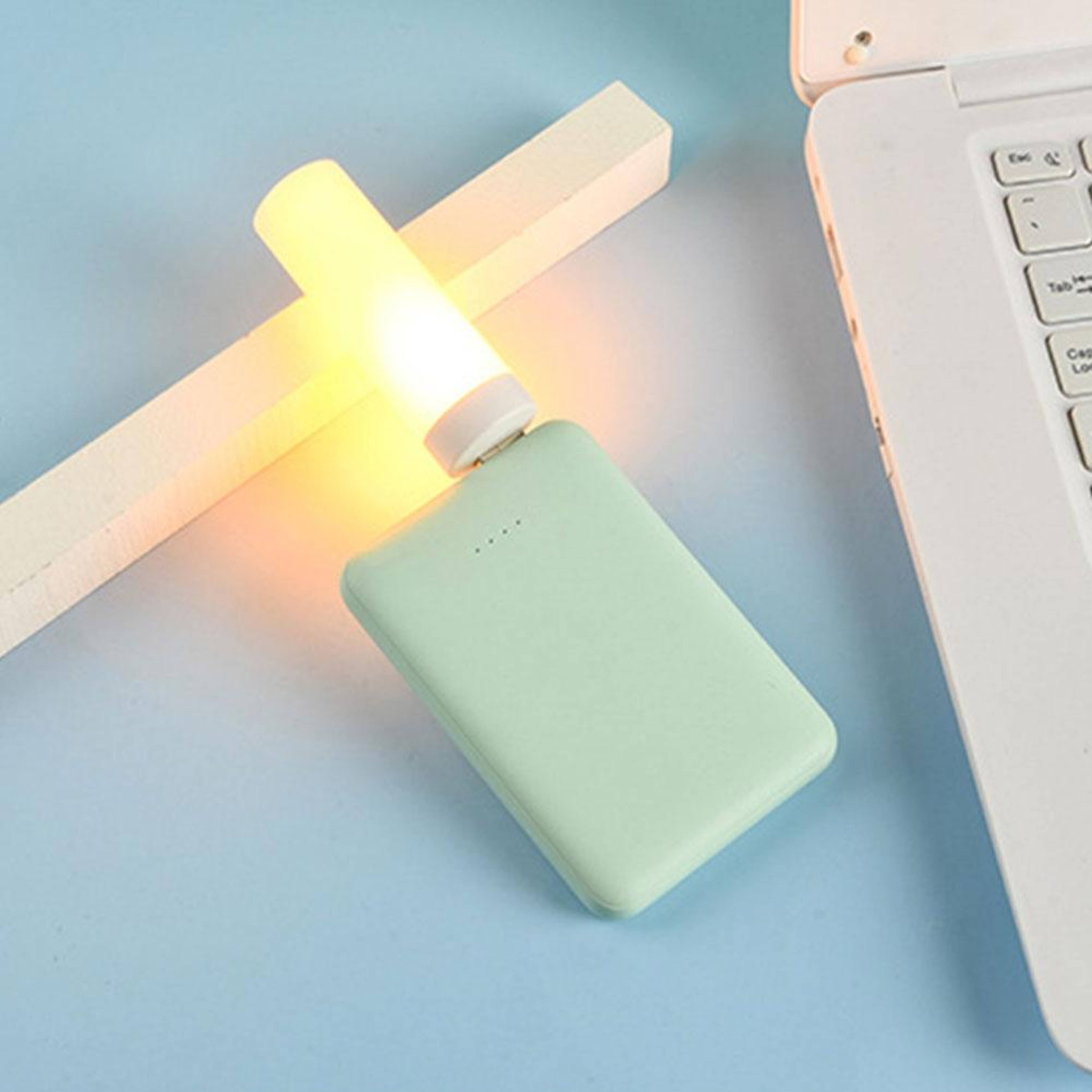 4PCS USB Flame Lamp With Flickering LED Candle Light For Ambient Decor 3