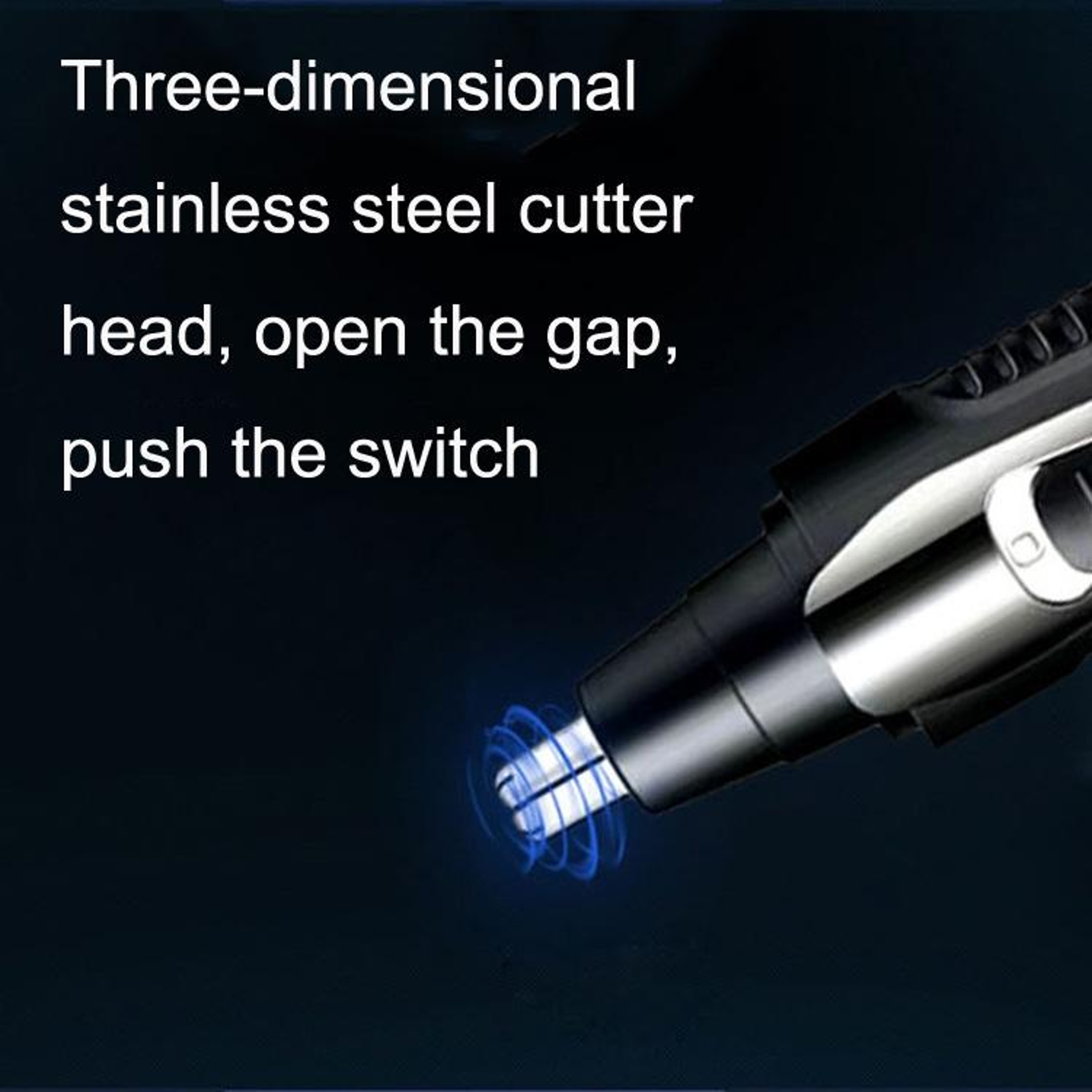 Electric Nose Hair Trimmer USB Rechargeable Ear Nose Eyebrow Grooming Kit 2