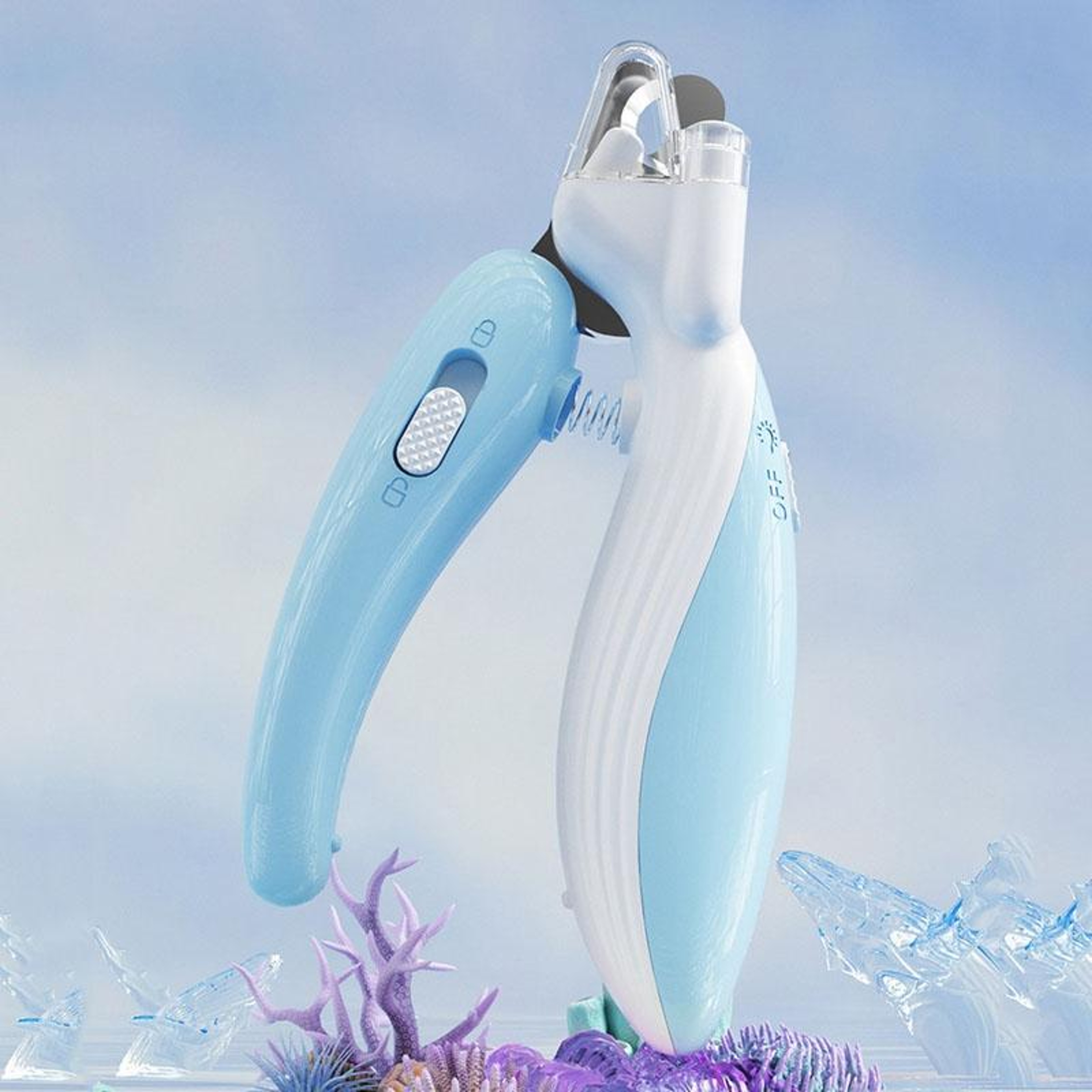 LED Pet Nail Clipper For Dogs And Cats With Nail Catcher And Stainless Steel Blade 1