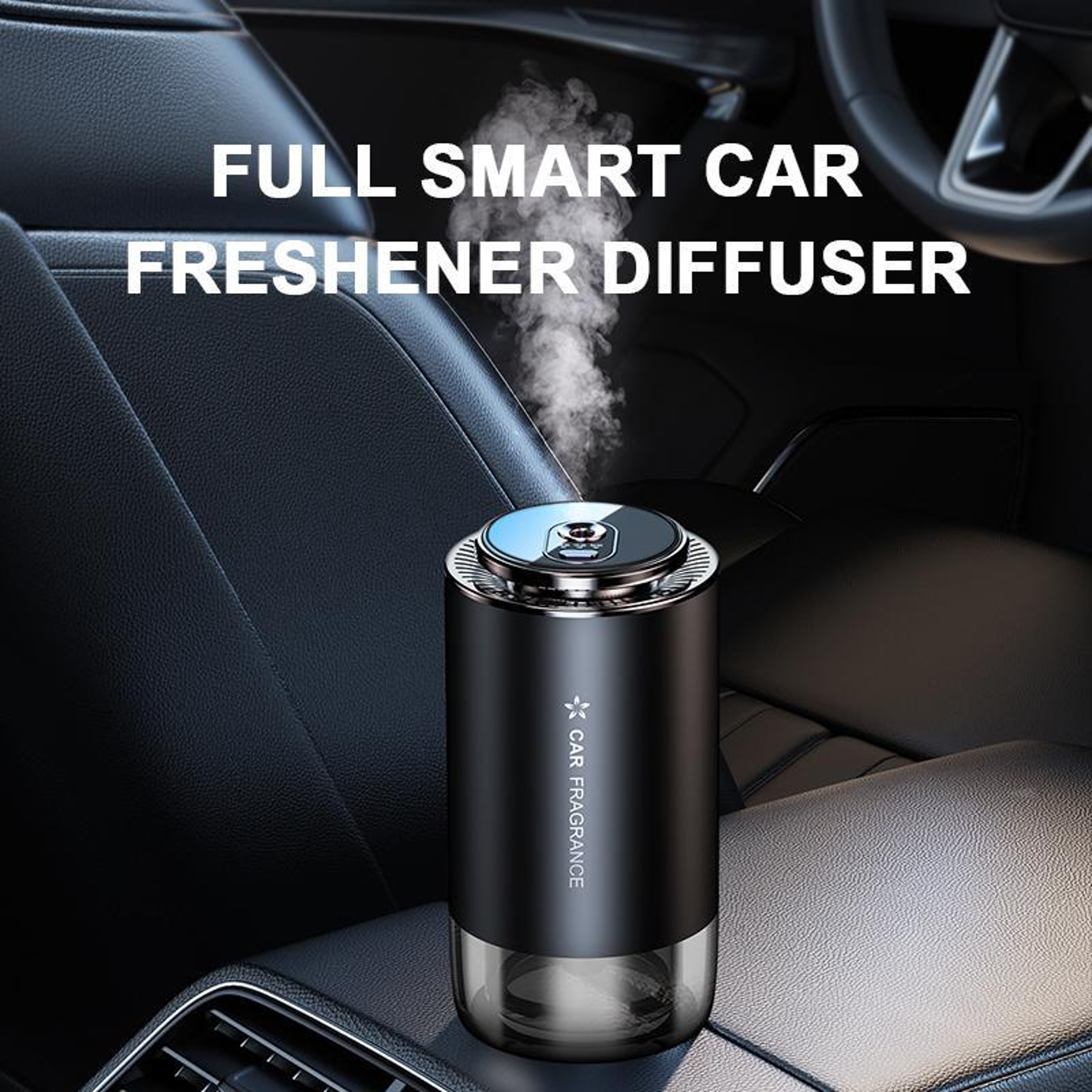 Smart Car Aroma Diffuser With Automatic Spray 50ml Rechargeable Car Air Freshener 4