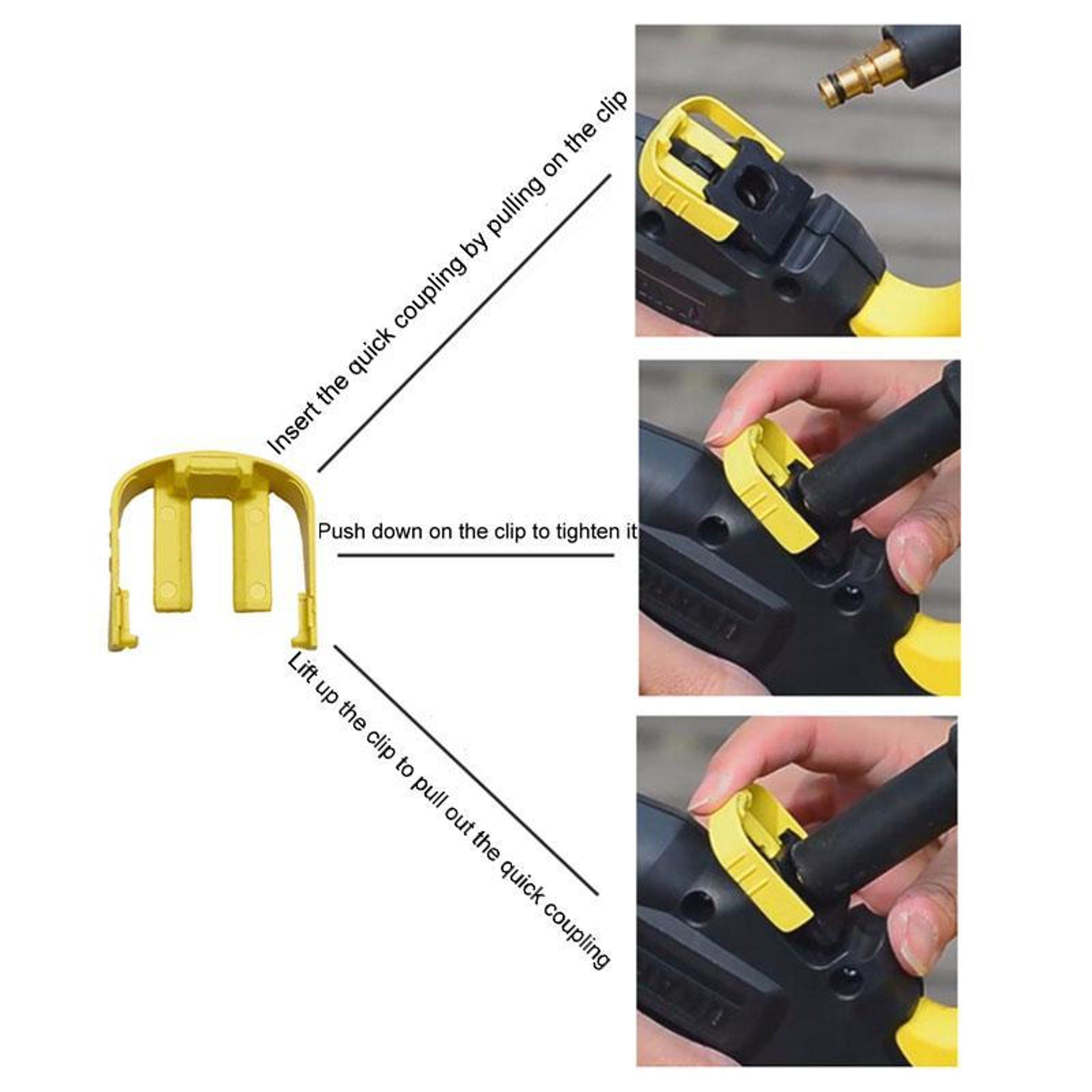 Karcher K2-K7 Pressure Washer Quick Connect Replacement Coupling Clip – view 3