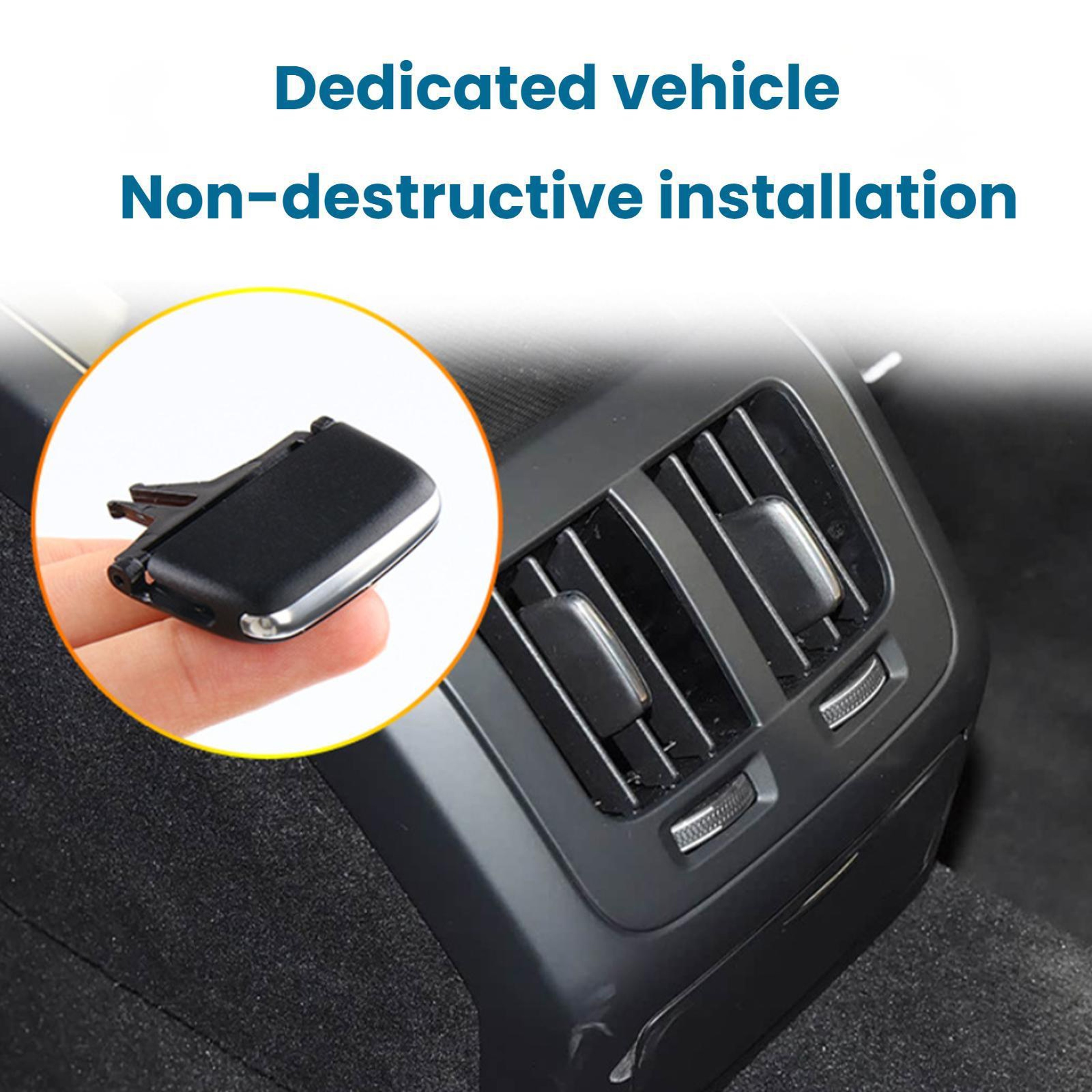 Volvo S90 Air Vent Adjustment Paddle Replacement 39844538 for Rear Seat – view 4