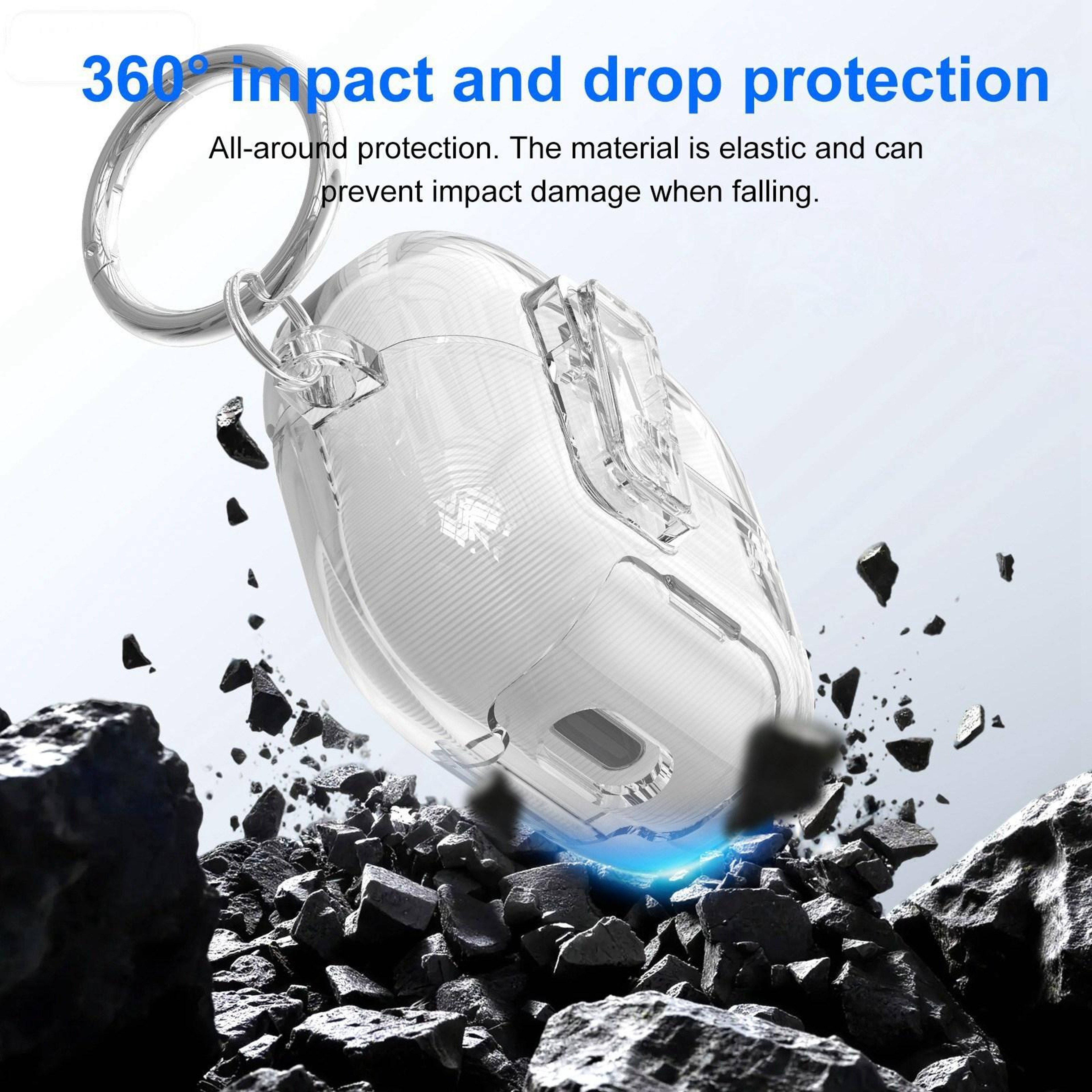 Huawei FreeClip 2 Protective Case With Security Lock Phone Stand And Keyring 1