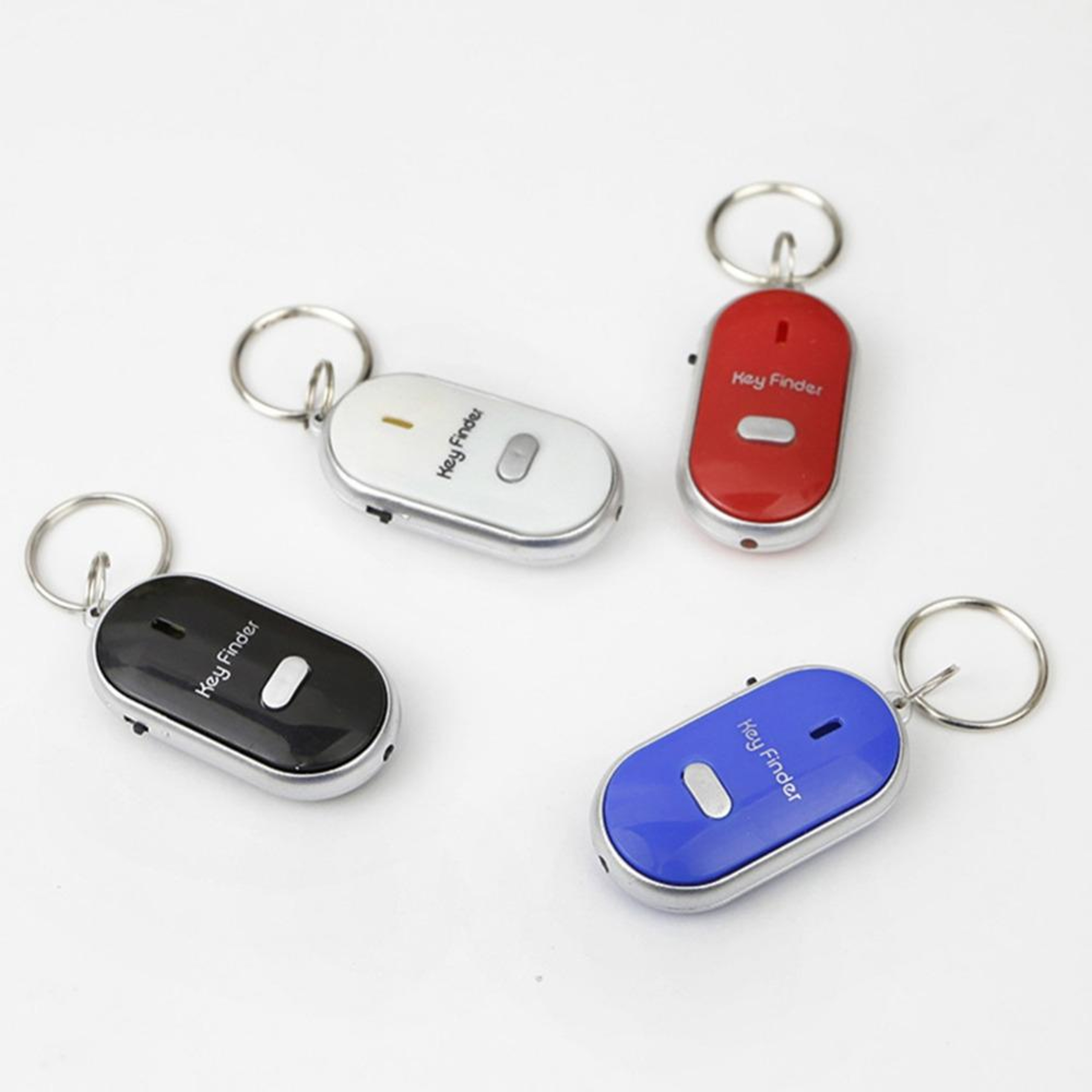 Mini Whistle Key Finder With LED Flash And Sound Activated Key Locator 3