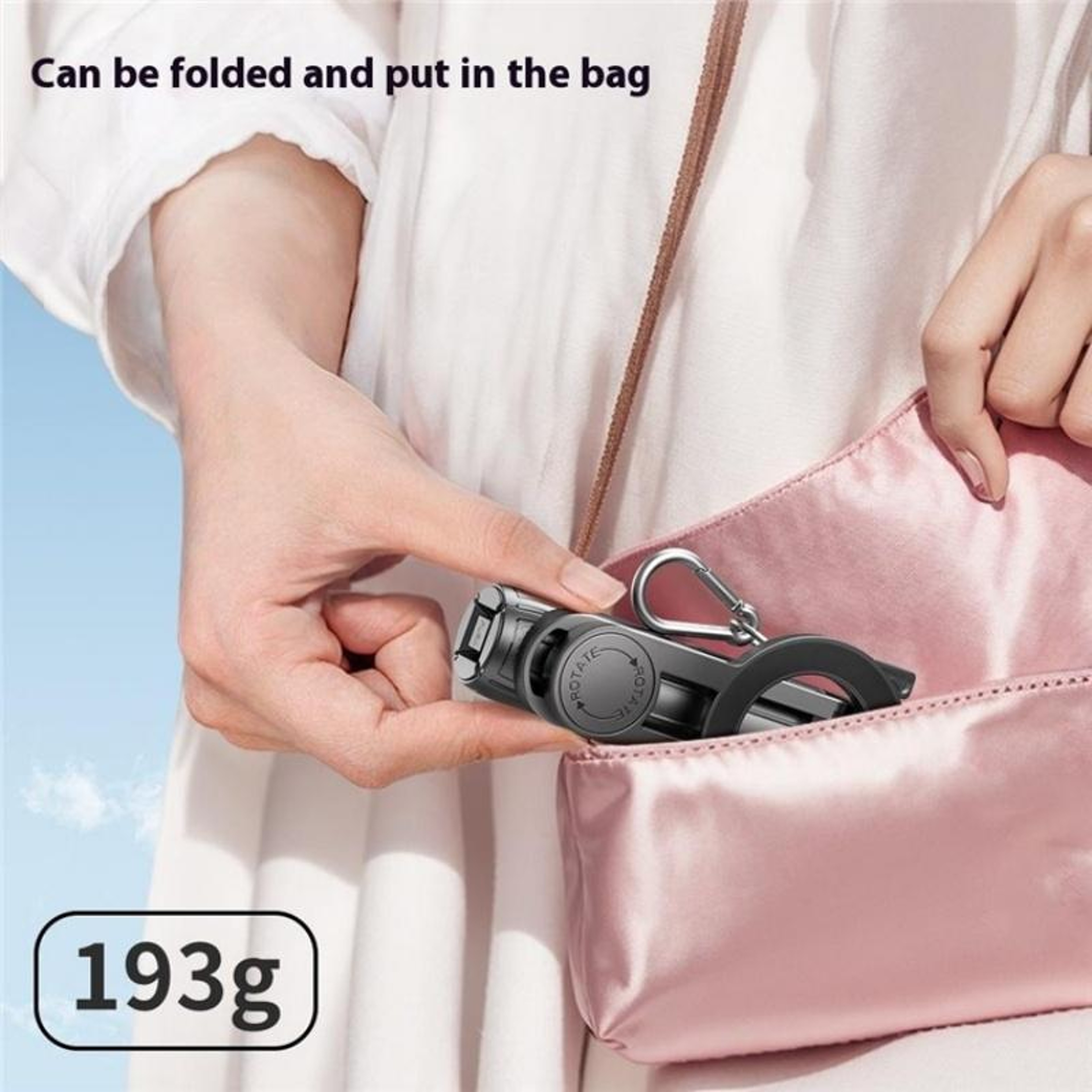 2in1 Magnetic Selfie Stick Tripod With Bluetooth Remote And Keyring 2