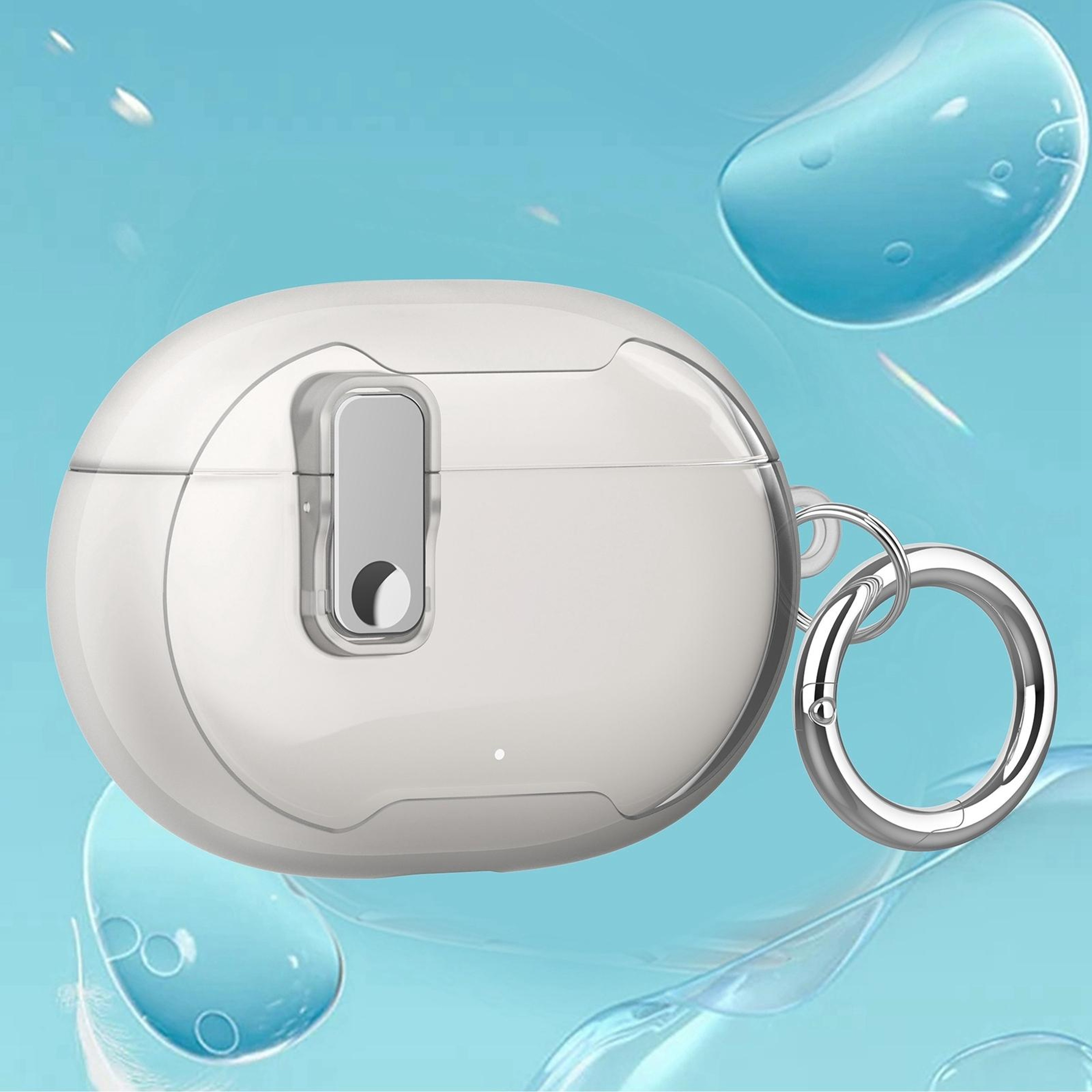 Clear Acrylic Beats Studio Buds Case With Keyring Shockproof Protective Cover For Buds Plus 6