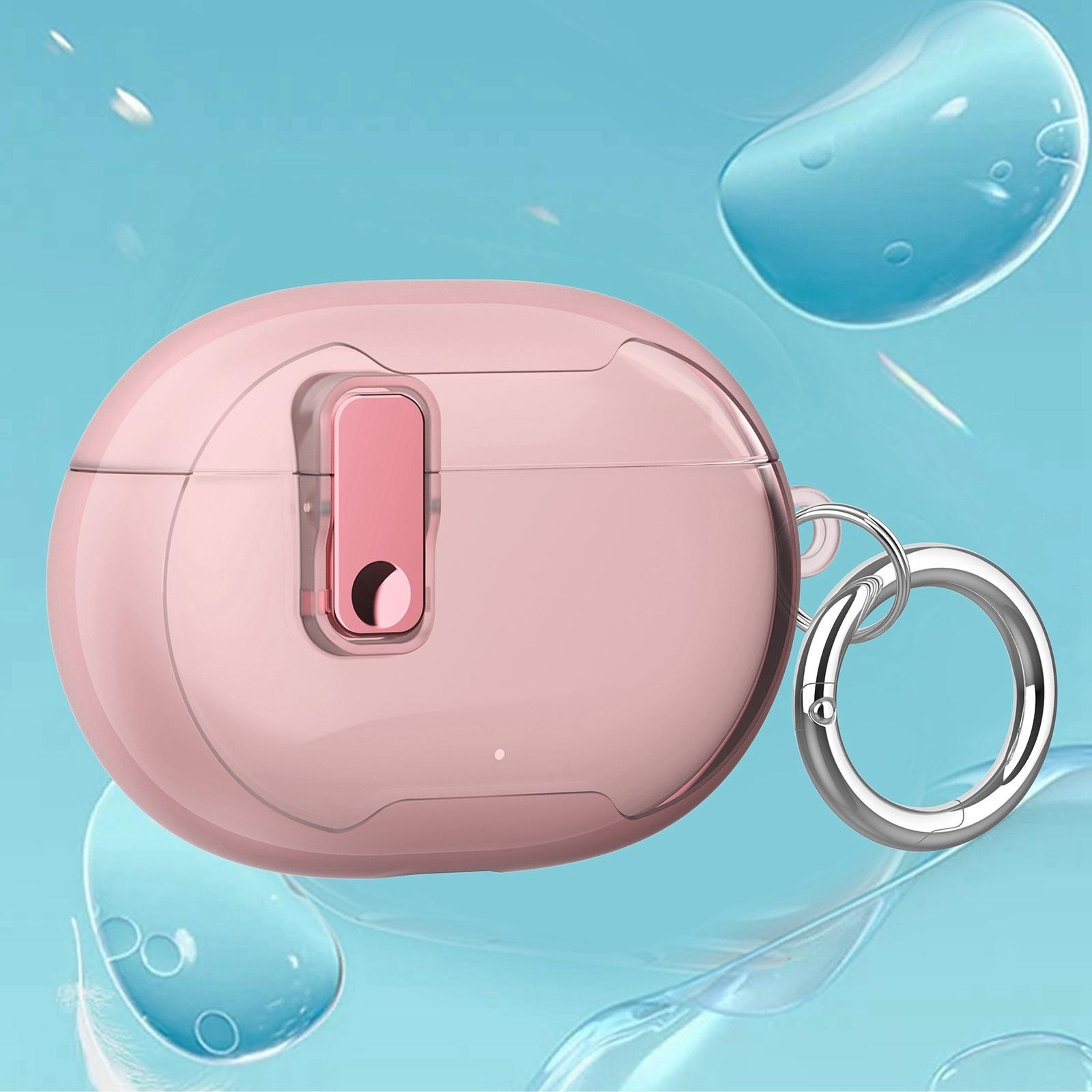 Clear Acrylic Beats Studio Buds Case With Keyring Shockproof Protective Cover For Buds Plus 7