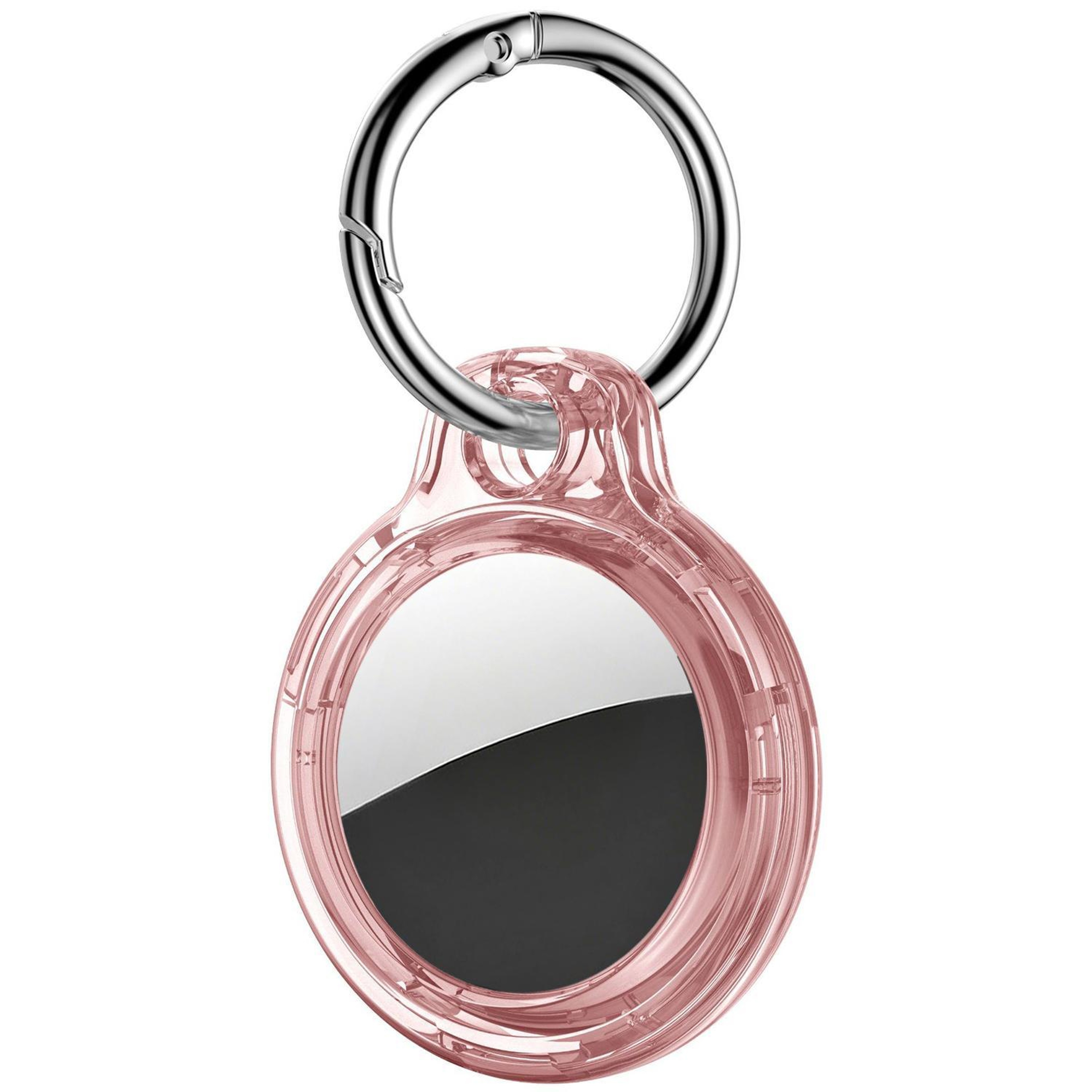 AirTag Case With Key Ring Translucent Hard PC Protective Holder For AirTag 2nd  1st Gen 13