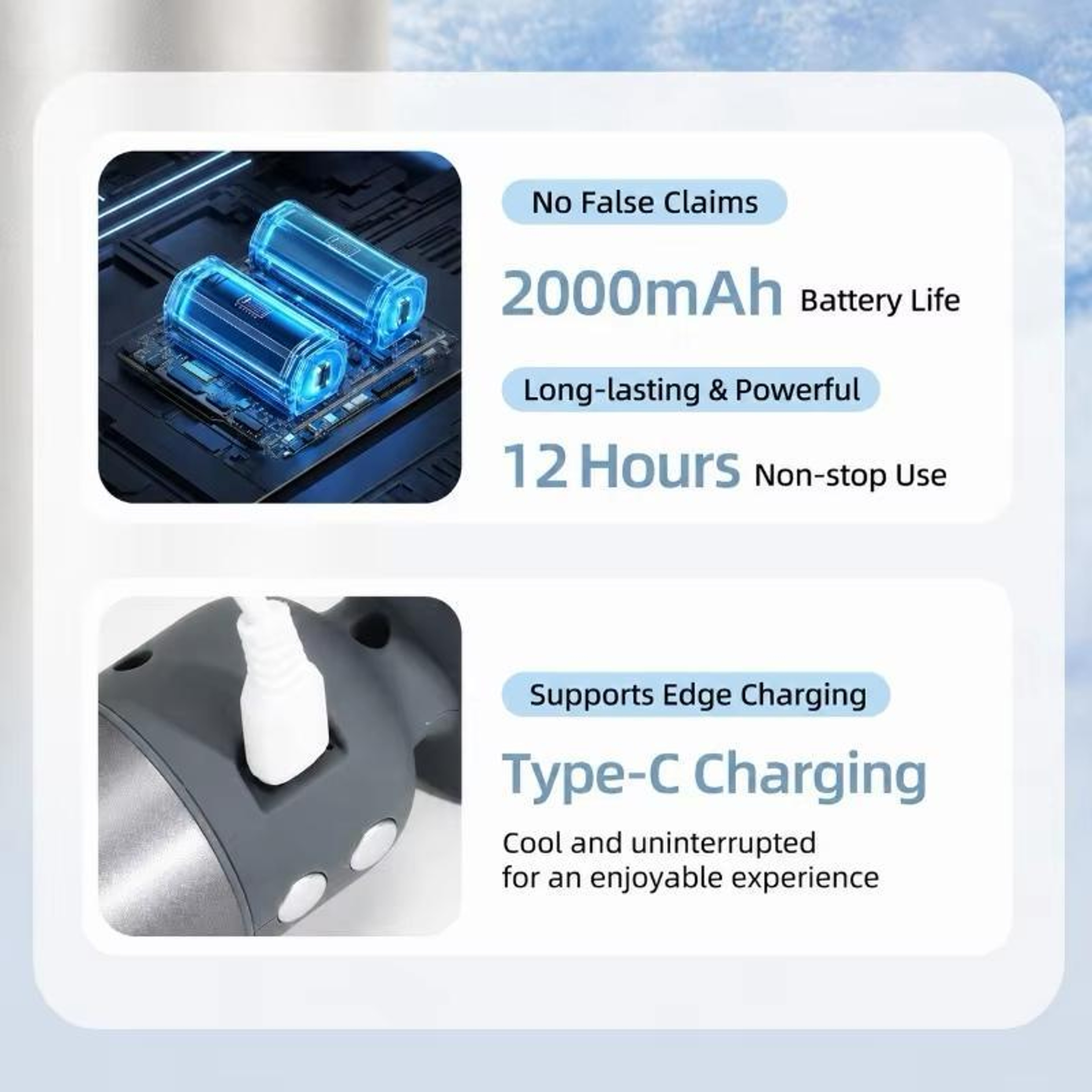 HY19 Handheld Misting Fan With 4Speed Cooling And Fine Mist 7