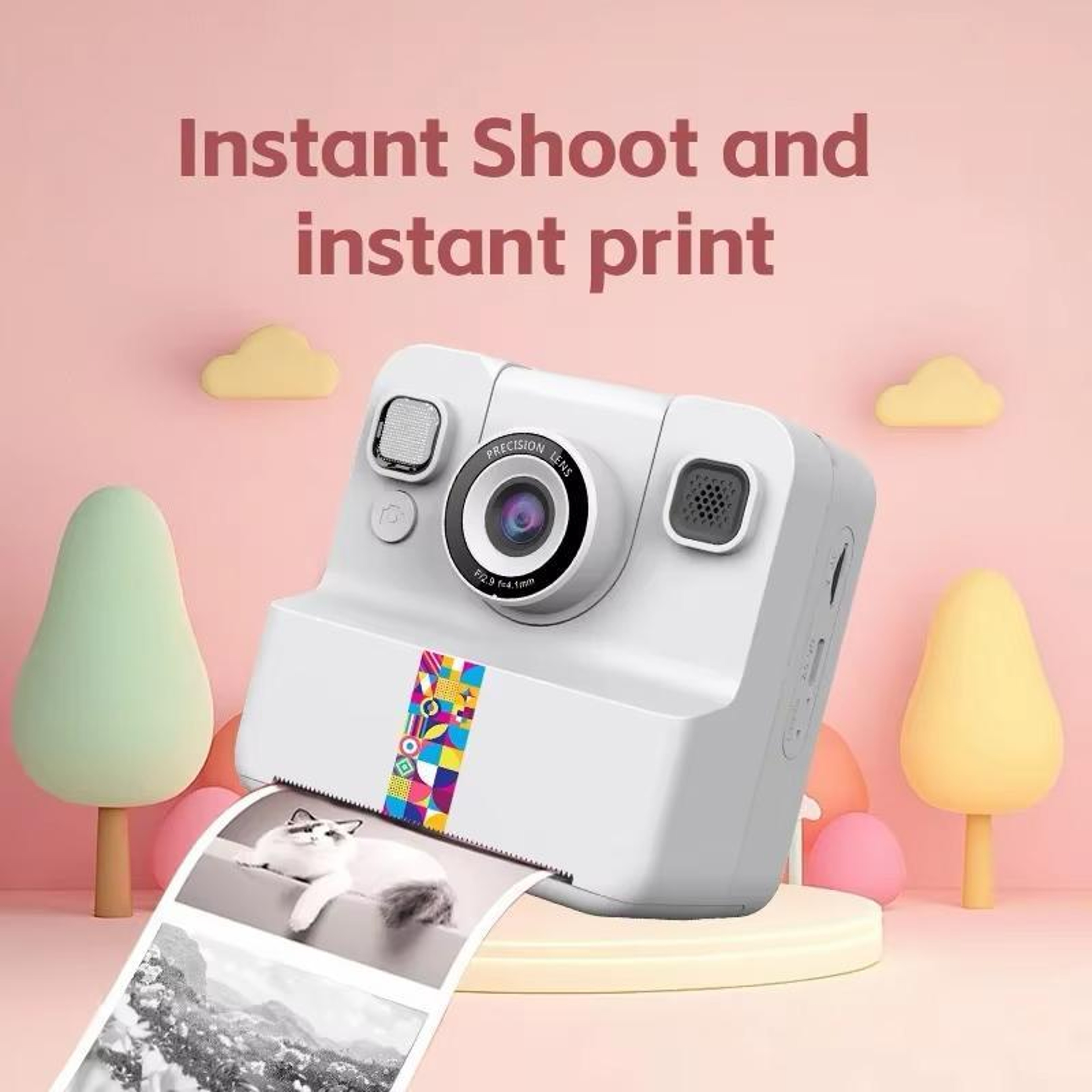 A30 Kids Instant Print Camera with 2.4-Inch IPS Screen and Rotatable Lens – view 13