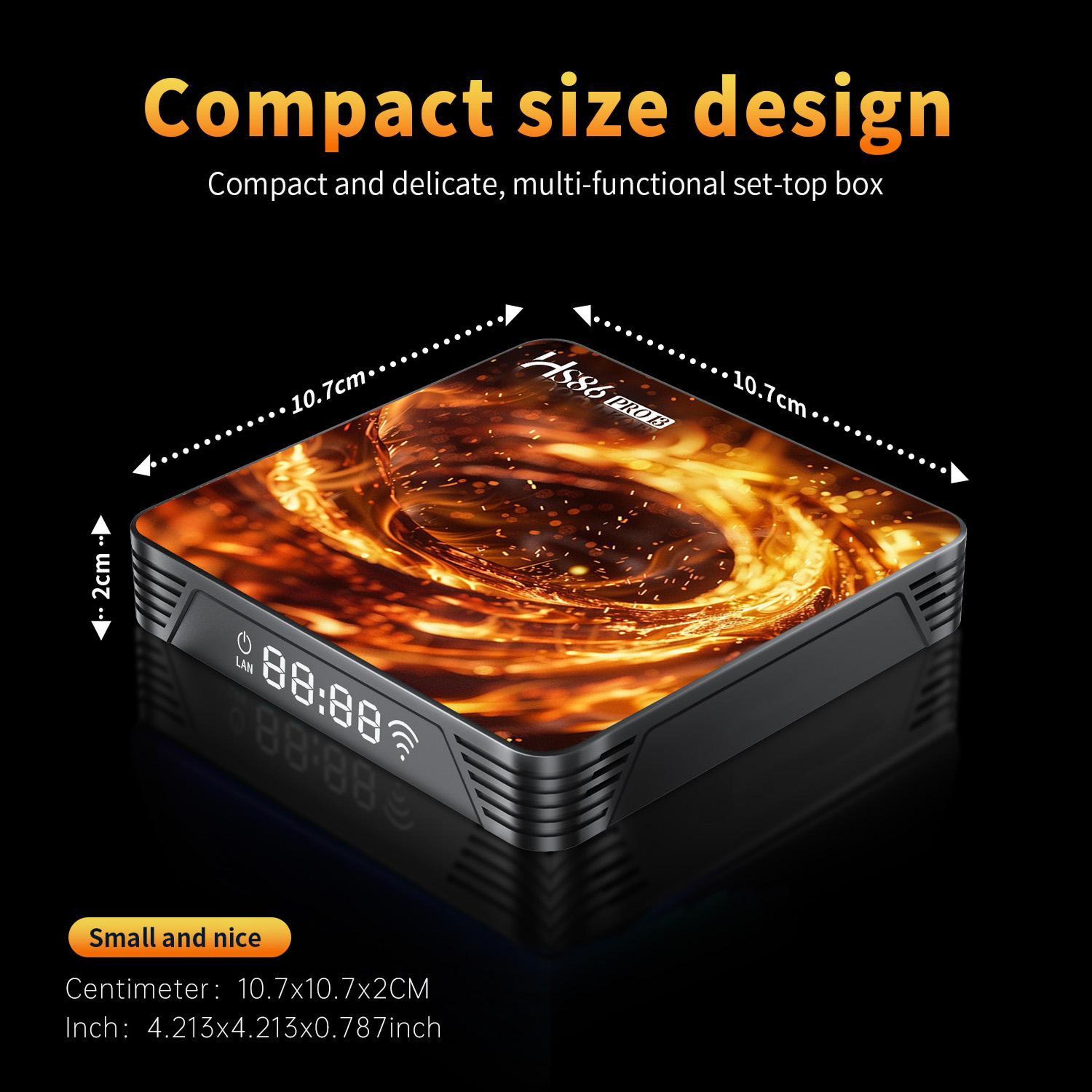 HS86 PRO13 Android 14 TV Box With 4K Streaming WiFi 6 And Bluetooth 54 12