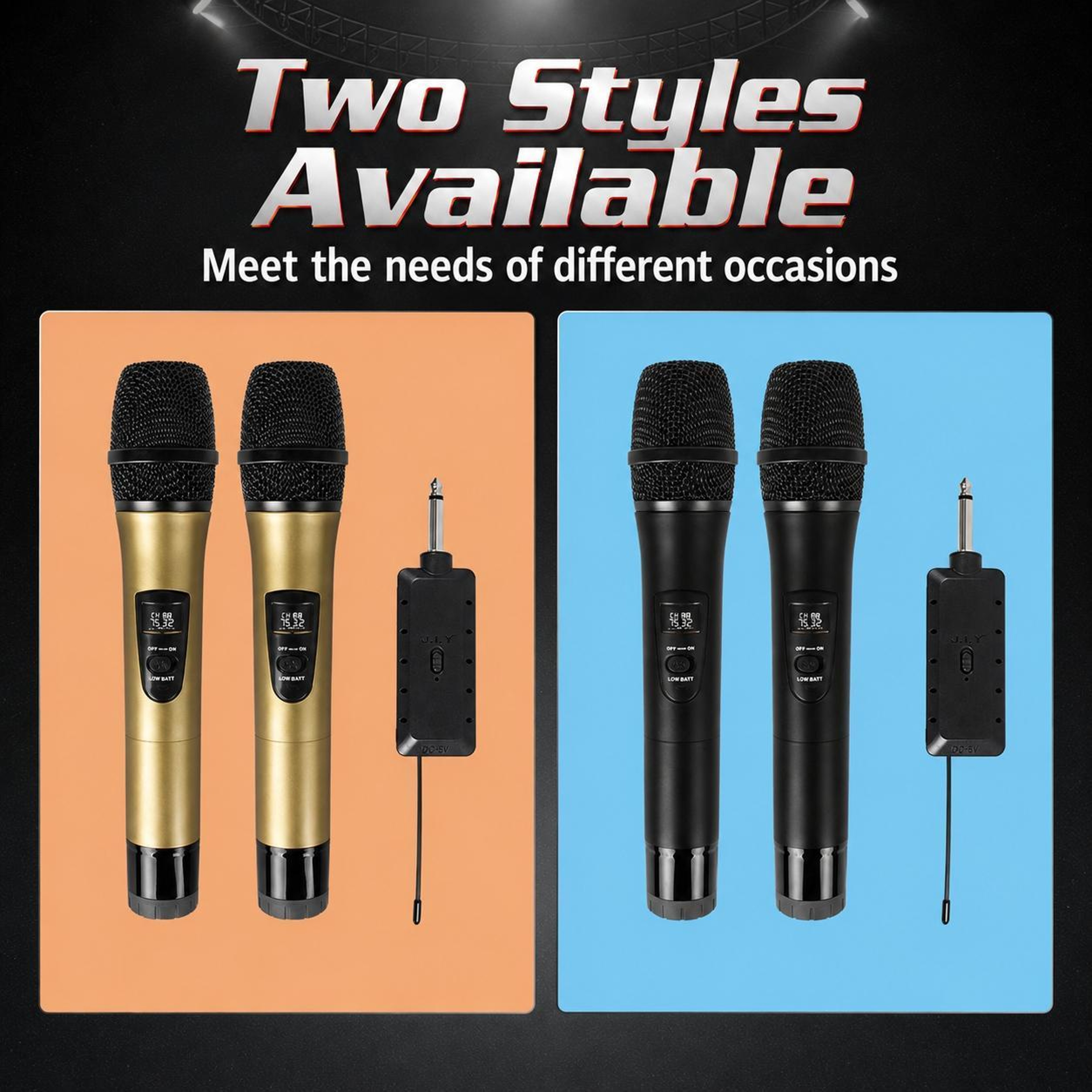 E8 VHF Wireless Microphone With Noise Reduction And 50m Range 9