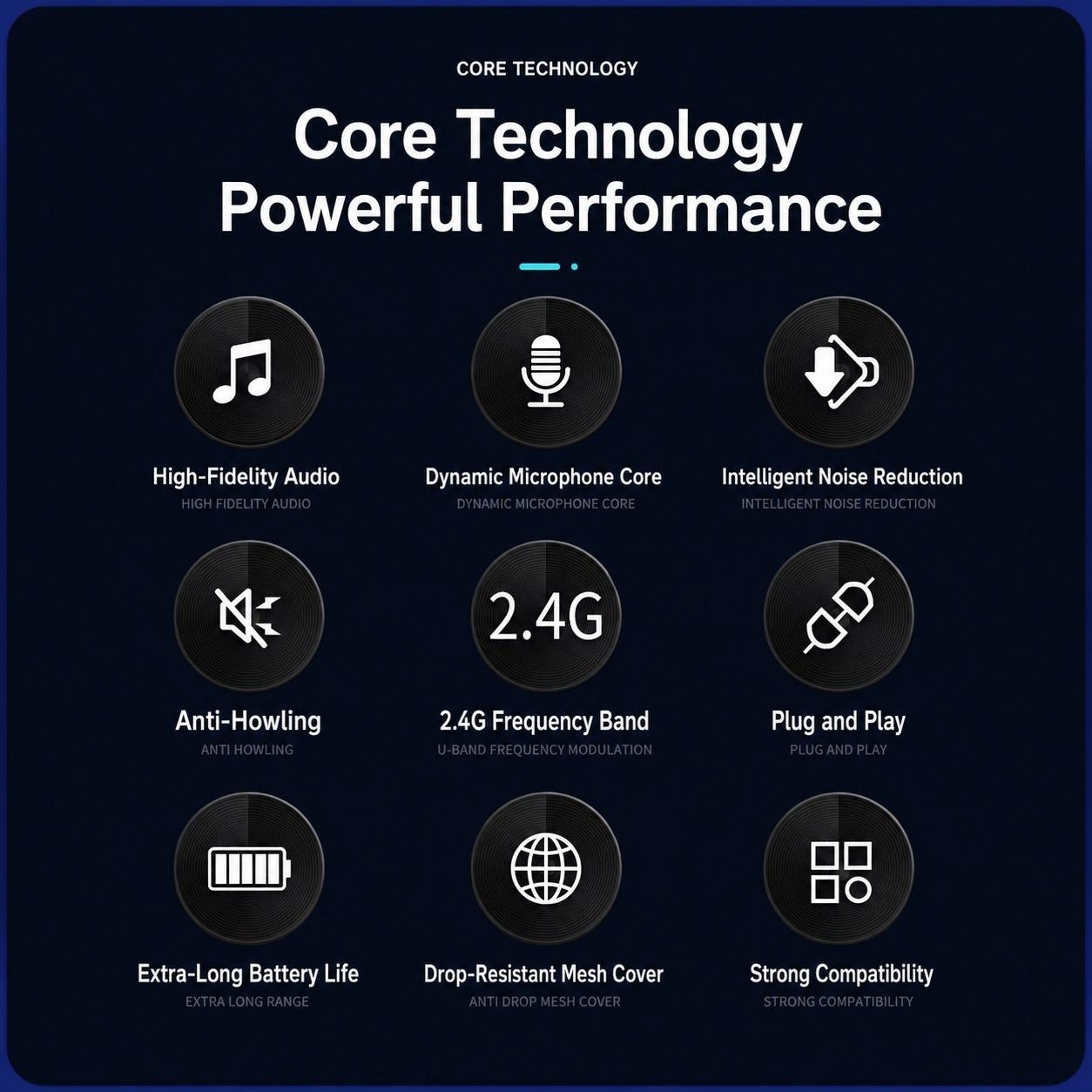 Wireless Microphone With Rechargeable Receiver 3