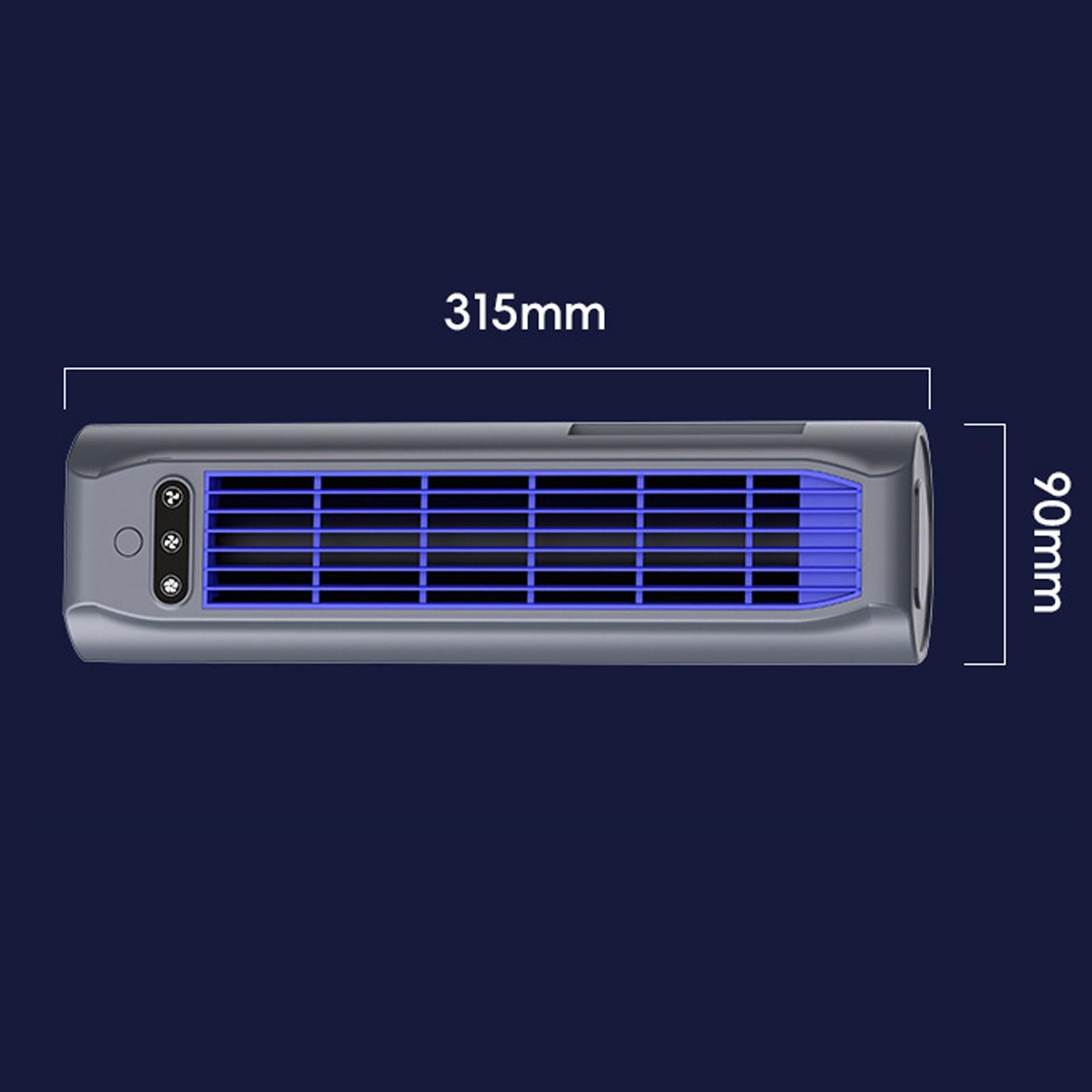 E7 Portable Tower Fan With Digital Display Wall Mounted Fan Design And Phone Holder 6