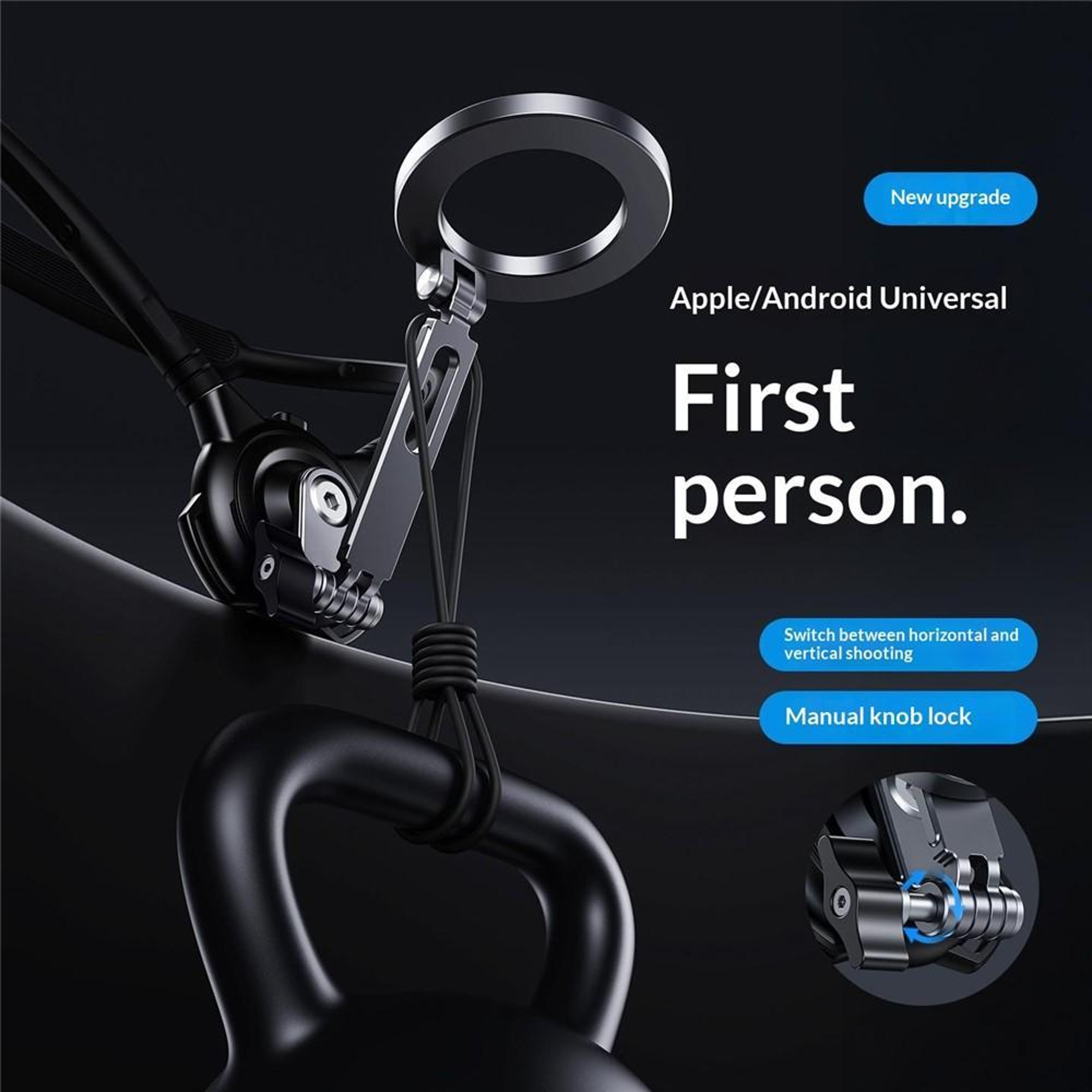 G03 Magnetic Neck Phone Holder With 360 Rotation For HandsFree POV Recording 6