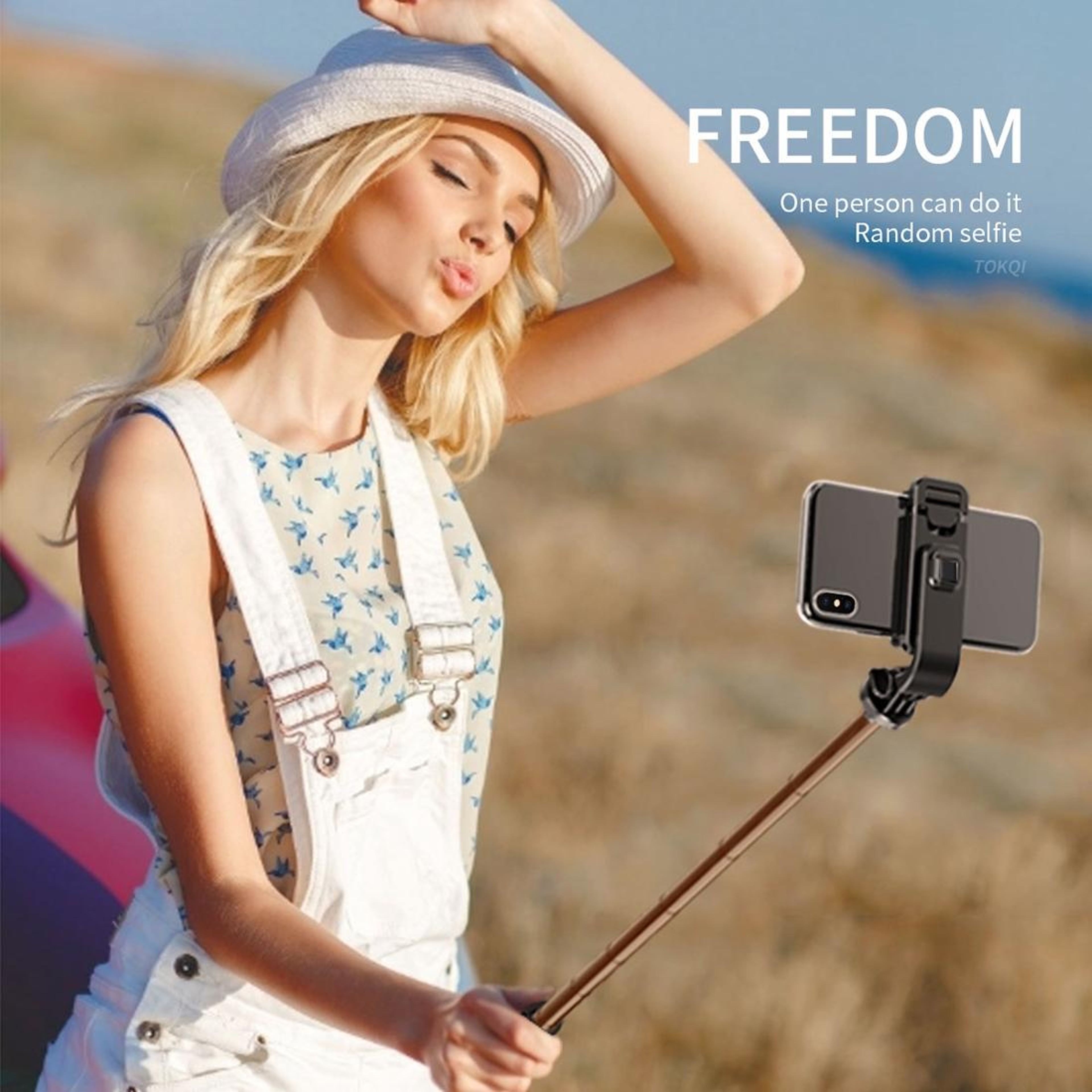 Bluetooth Selfie Stick Tripod with Wireless Remote and 360° Rotation – view 8