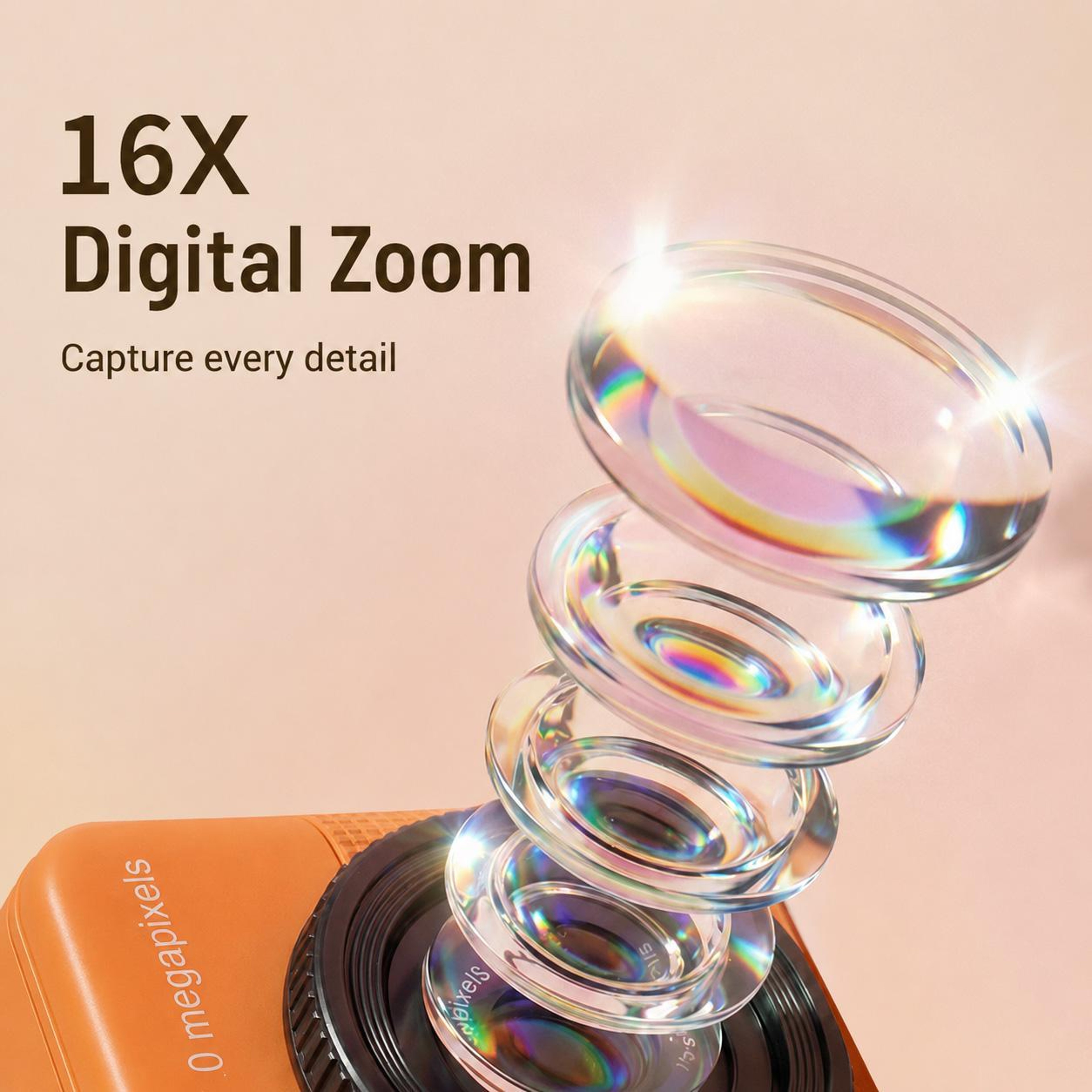 S5 Mini Digital Camera With 14 Inch LCD 1080P Pocket Camera And 16X Zoom 9