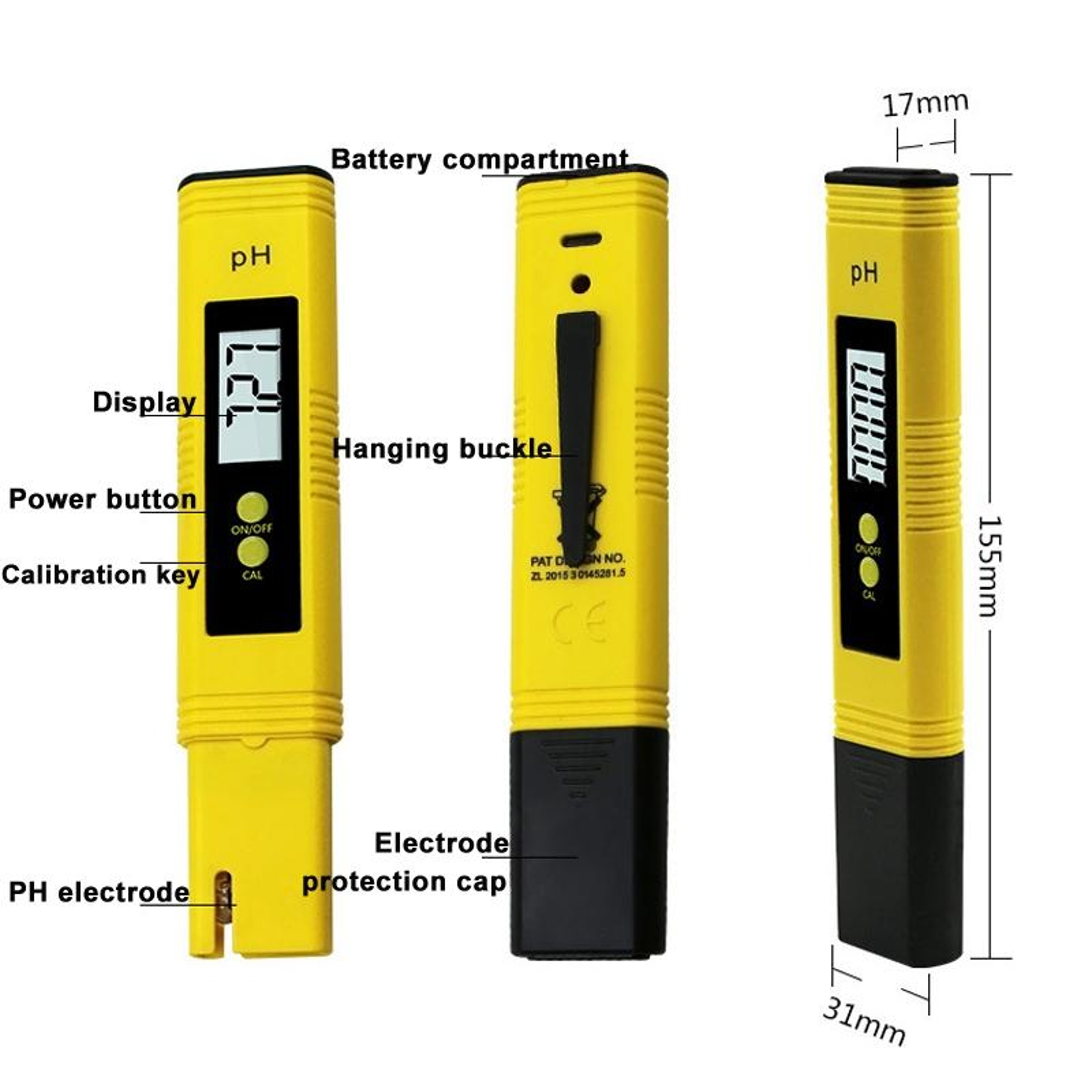 HighPrecision Digital PH Meter Pen For Water Aquarium And Food Testing 1