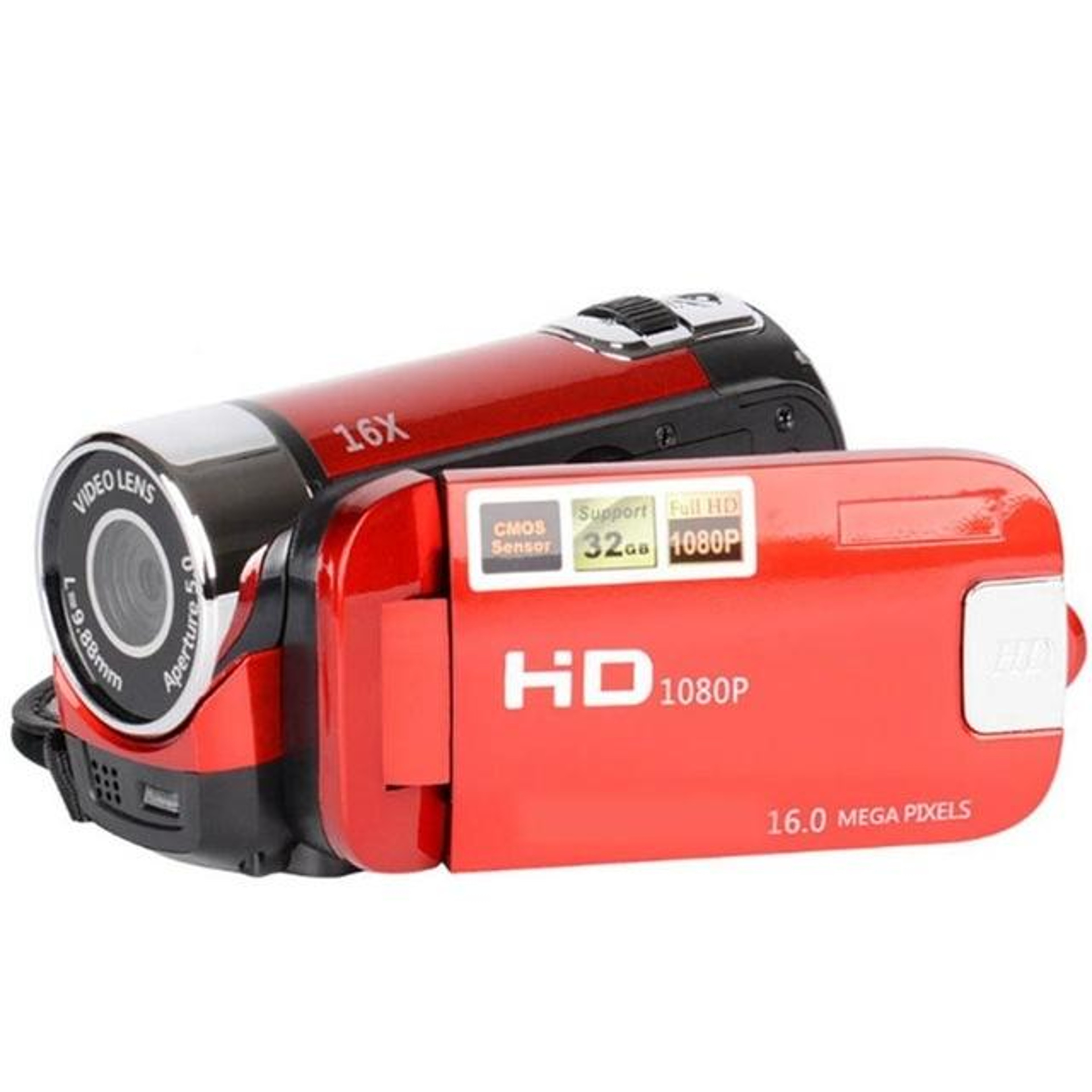HD Camcorder With 16X Digital Zoom 27Inch LCD And Electronic Stabilization 6