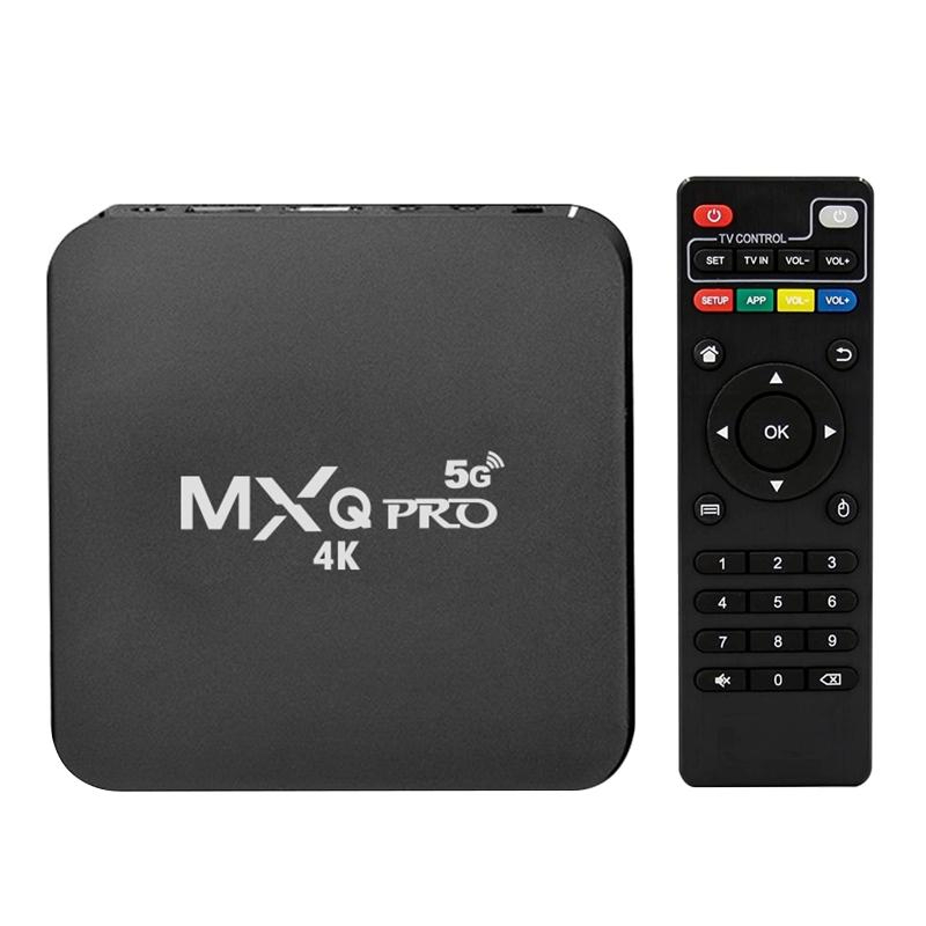 MXQ Pro 5G Android TV Box 1GB 8GB Quad Core Full HD Media Player With Remote 0
