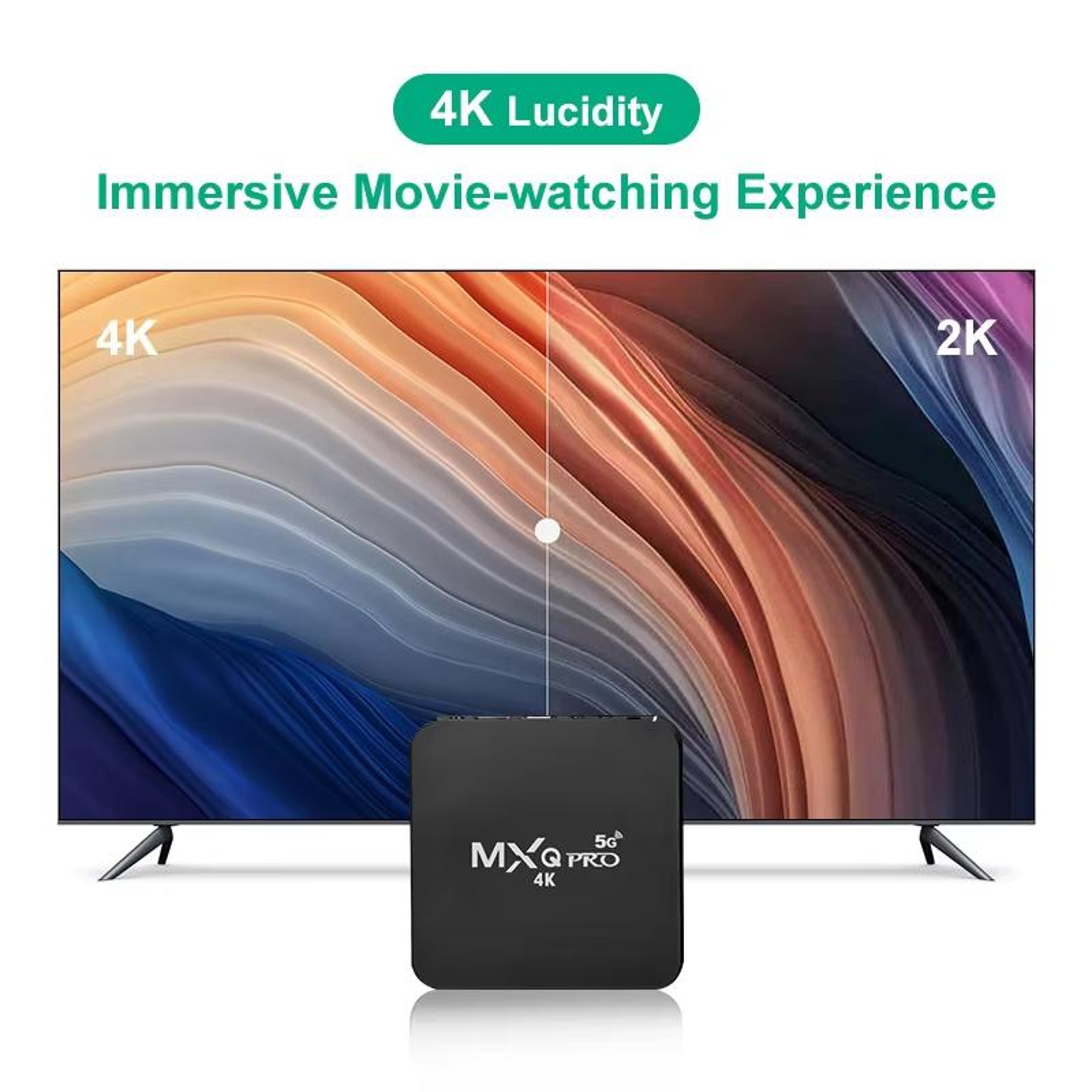 MXQ Pro 5G Android TV Box 1GB 8GB Quad Core Full HD Media Player With Remote 5
