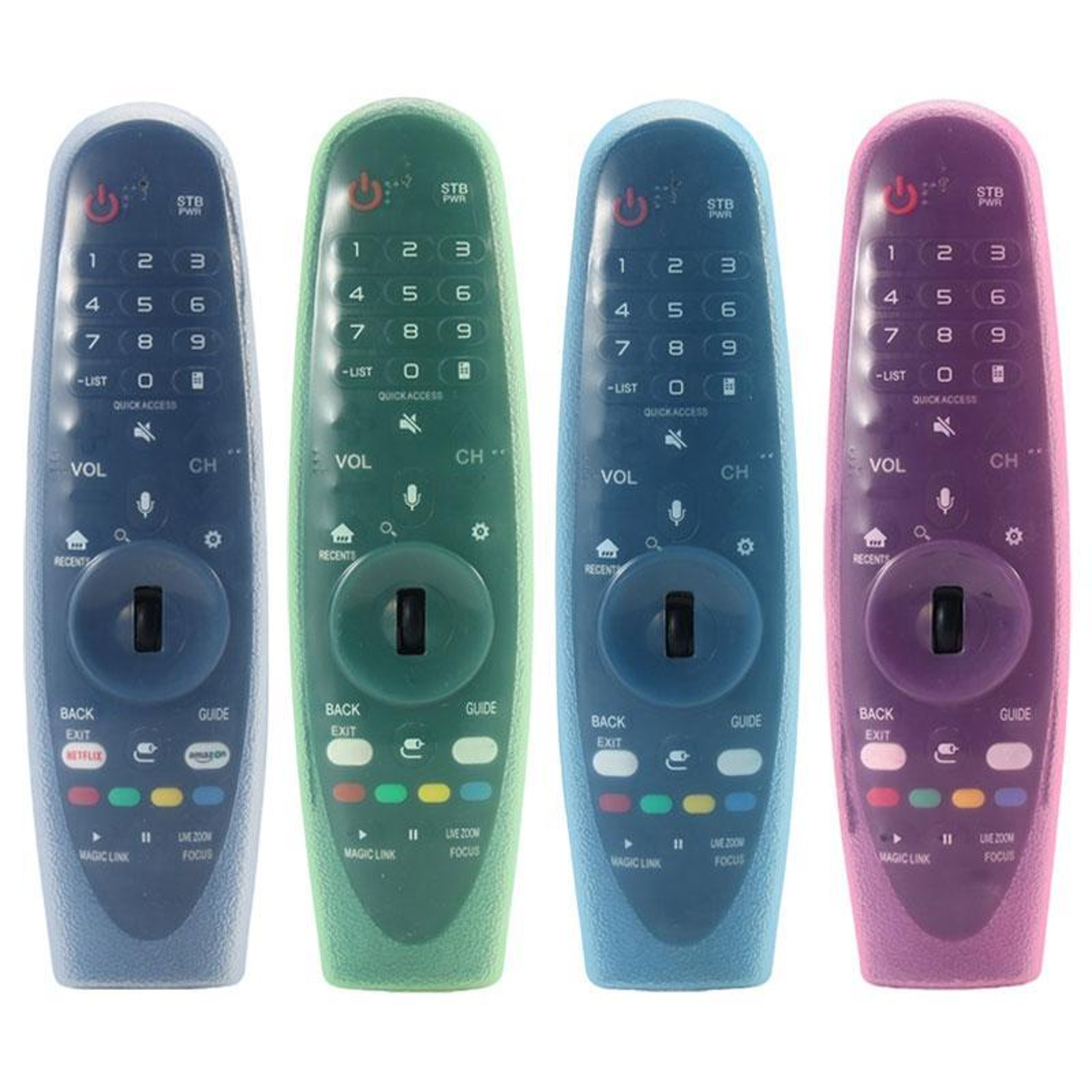 4PCS LG Magic Remote Silicone Case for MR600 MR650 with Shockproof Drop Protection – view 14