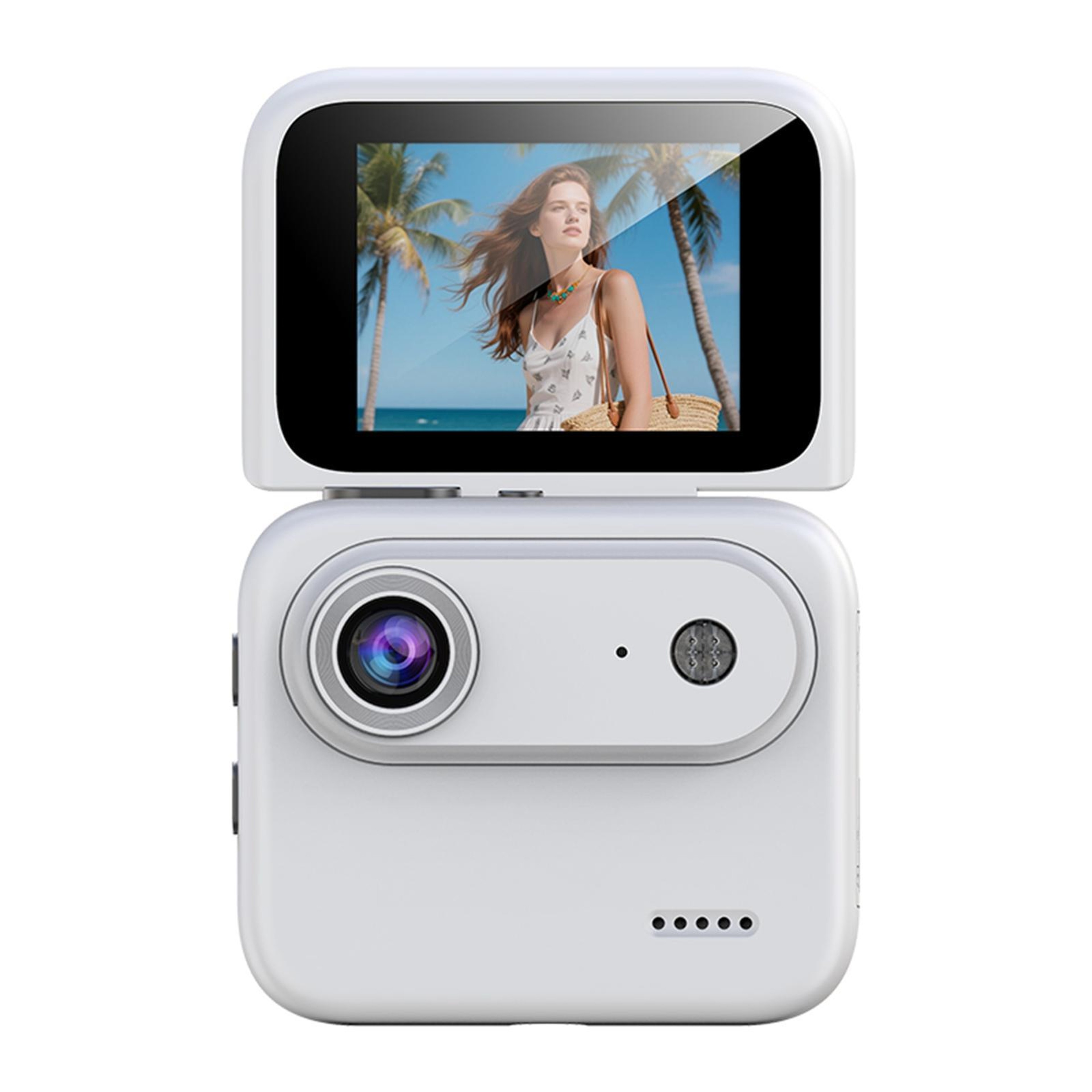 4K Action Camera With 2 Inch Reversible Screen And 140 Degree Wide Angle Camera 0