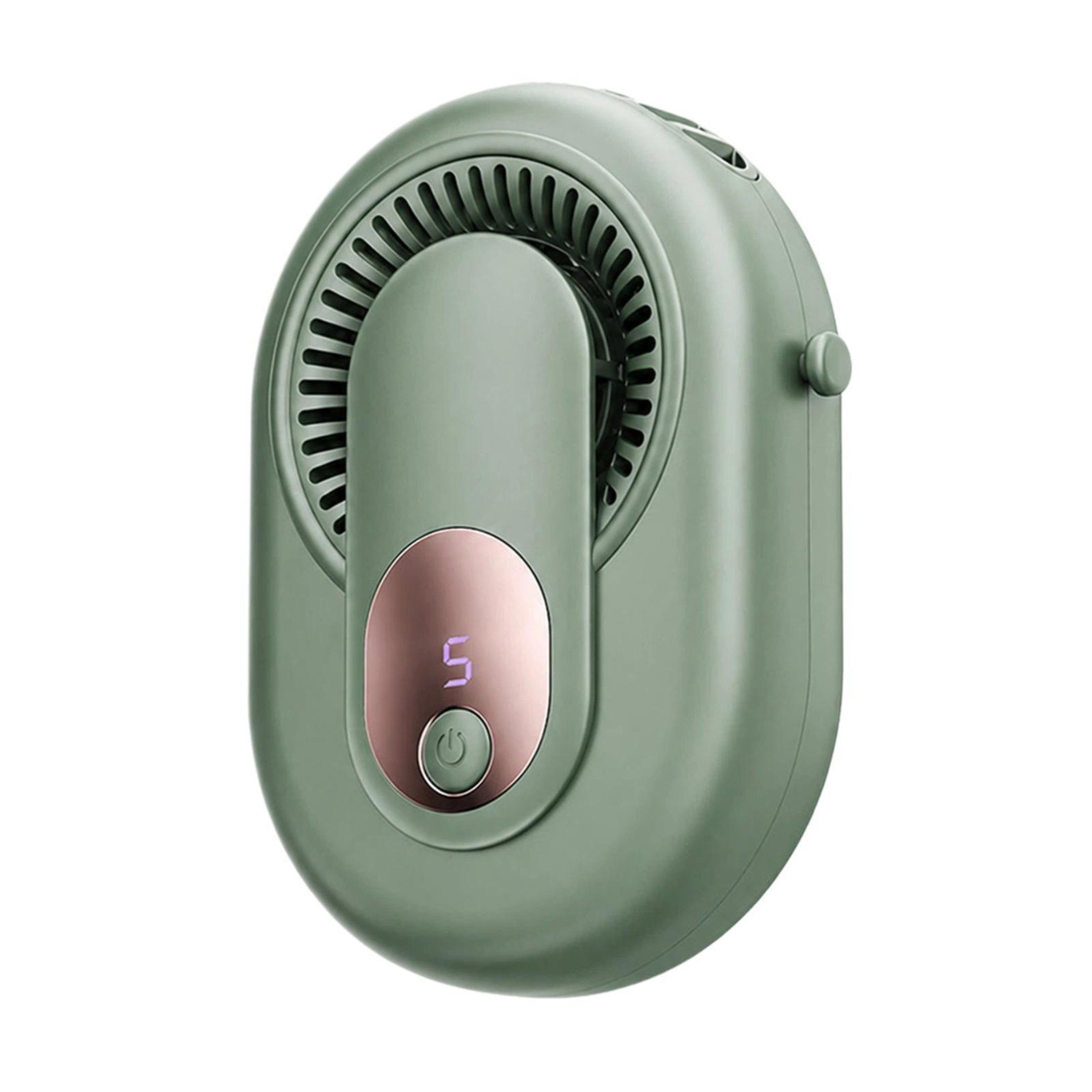 Y10 Portable Waist Fan With Power Display 5Speed Rechargeable ClipOn Fan 1
