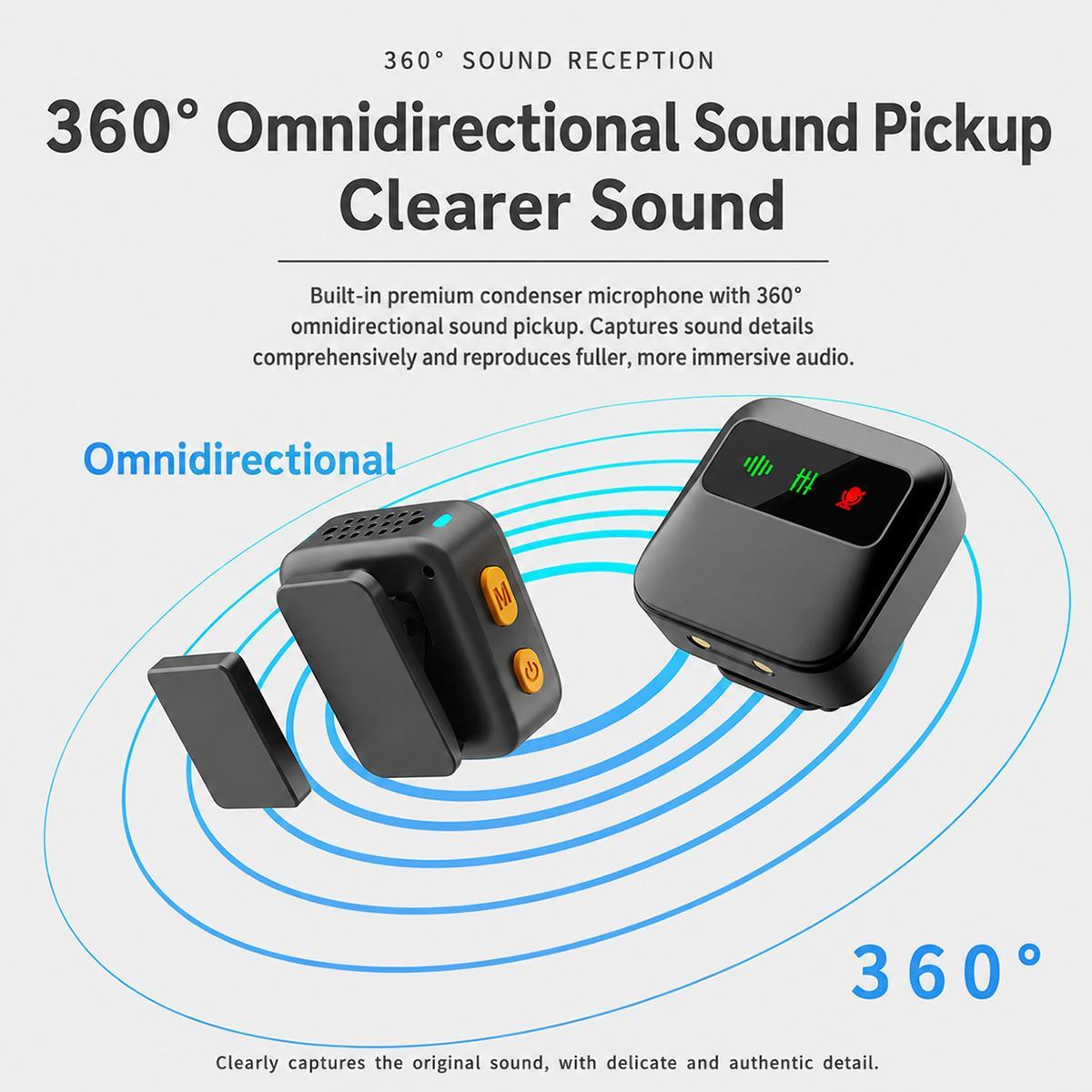 Q19 Wireless Lavalier Microphone With Noise Reduction 24GHz Audio And 36Hour Charging Case 5