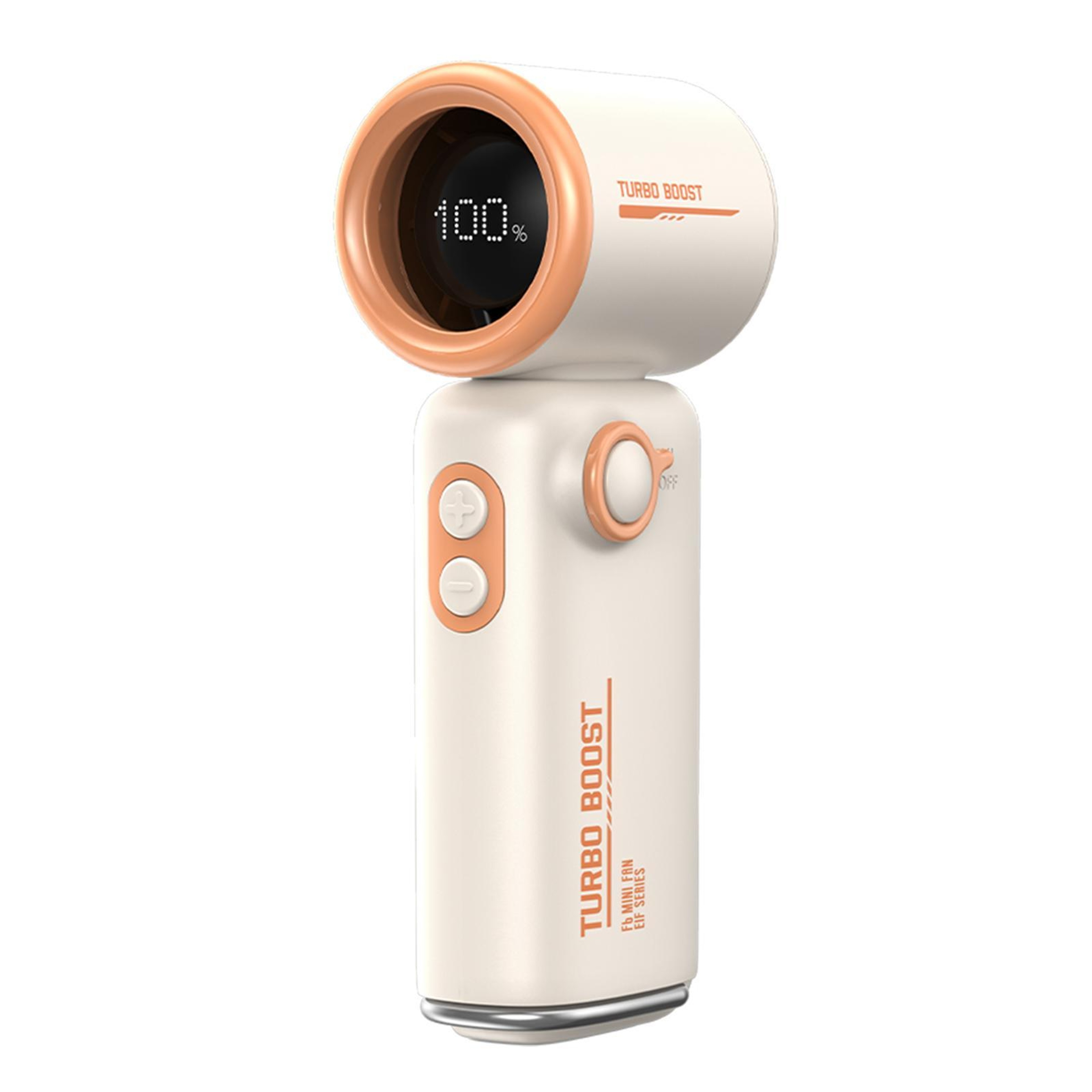F6 Portable Handheld Fan With Waist Clip Fan Design 5Speed Turbo Cooling And LED Display 13