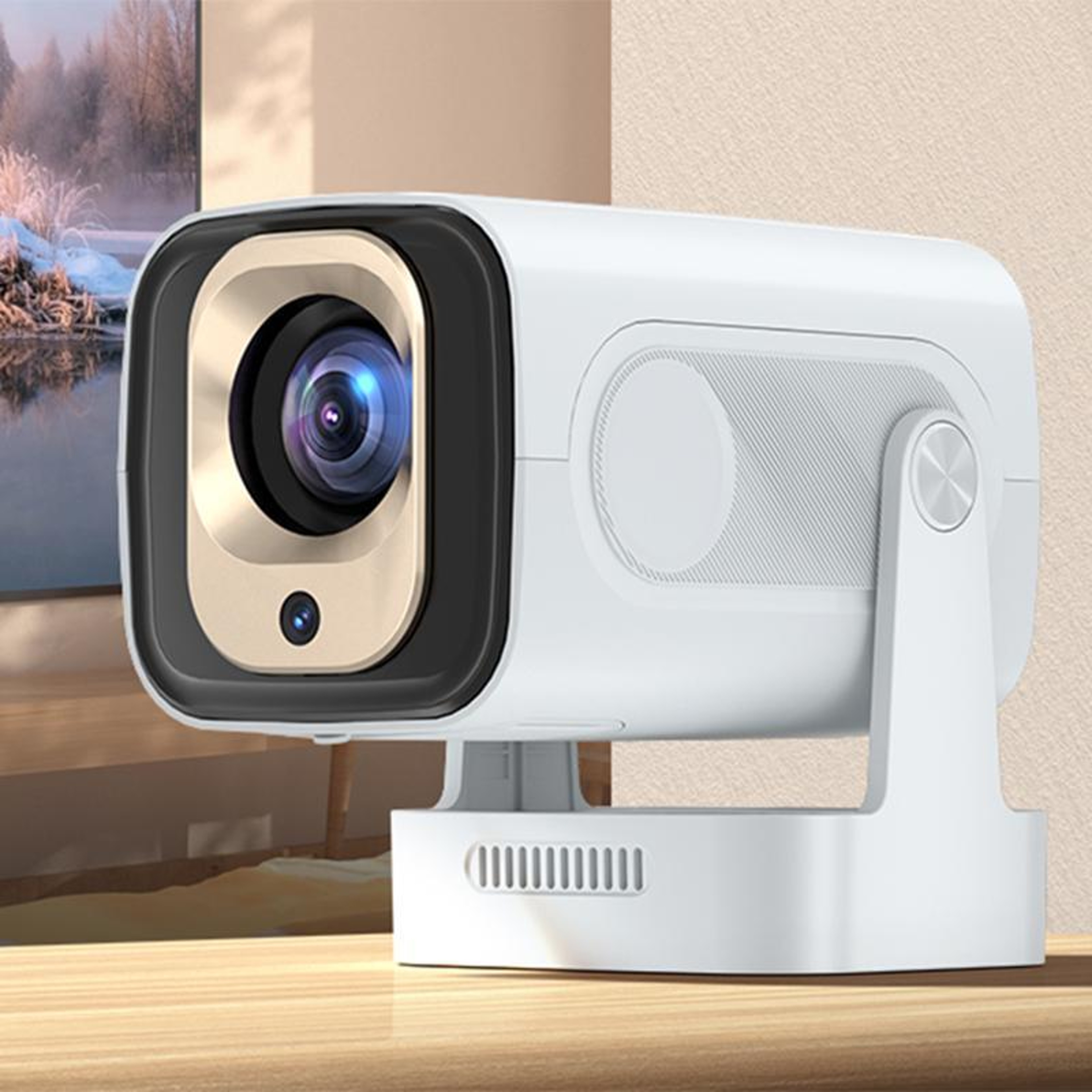 TV16 1080P Smart Projector With Auto Focus WiFi 6 And Bluetooth 54 0